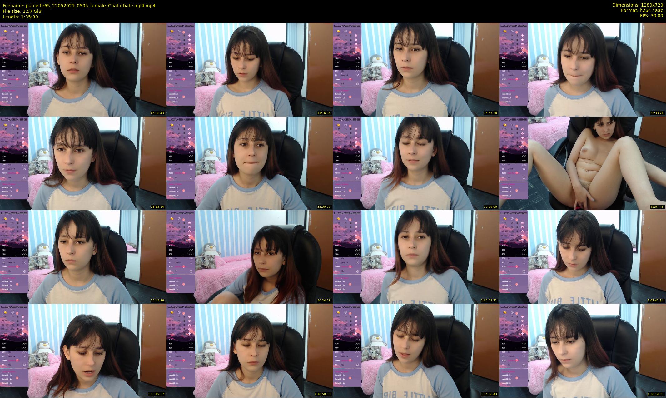 paulette65 — 96 minute Chaturbate female cam show recording, 720p, May 22, 2021