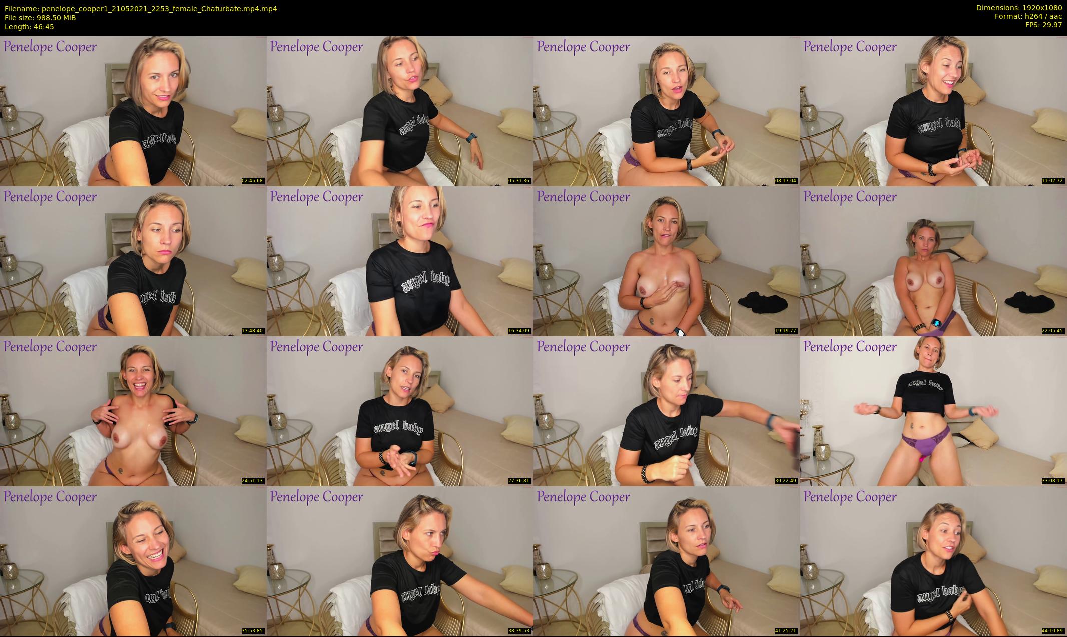 penelope_cooper1 — 47 minute Chaturbate female cam show recording, 1080p, May 21, 2021