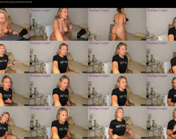 penelope_cooper1 — 22 minute Chaturbate female cam show recording, 1080p, May 22, 2021