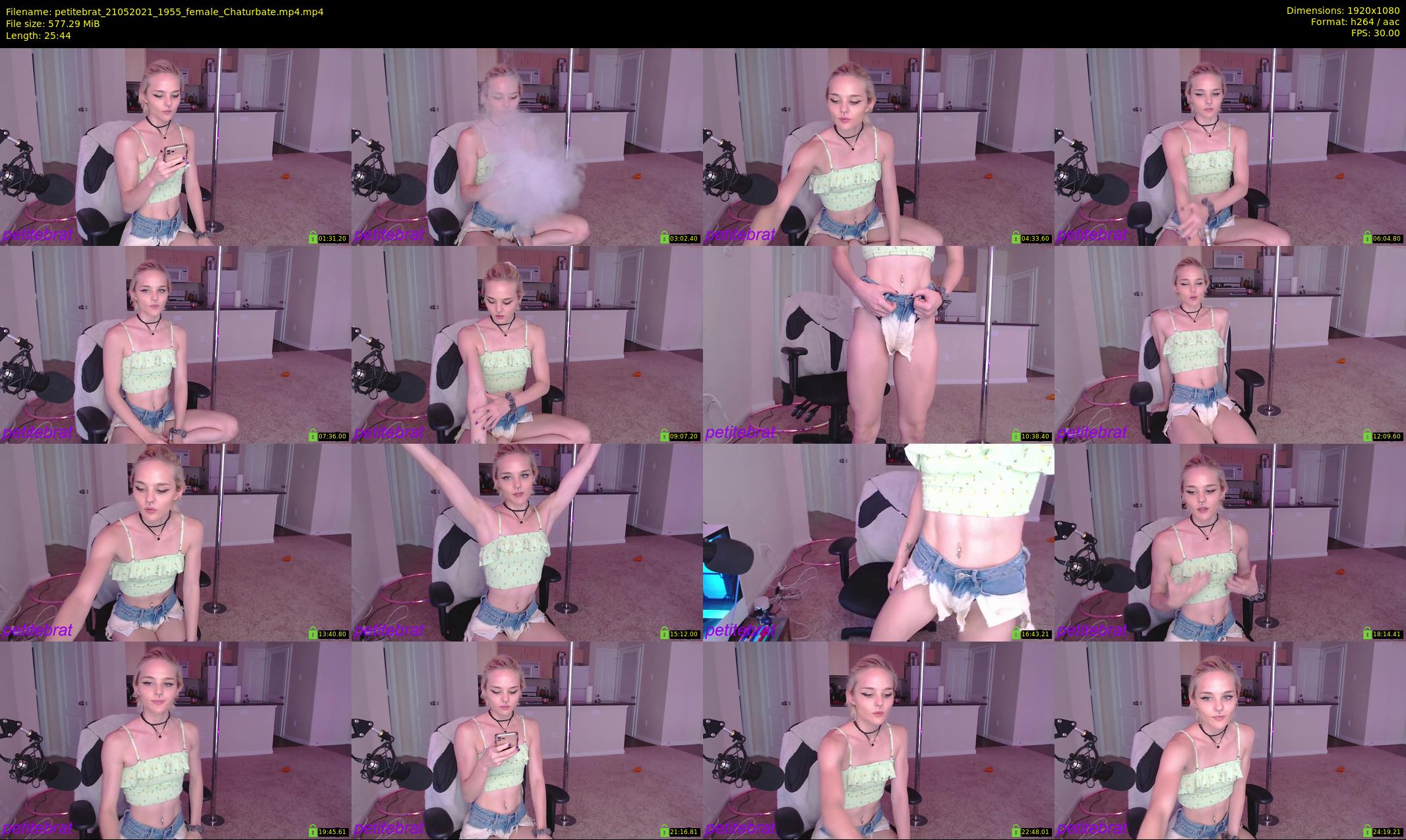 petitebrat — 26 minute Chaturbate female cam show recording, 1080p, May 21, 2021