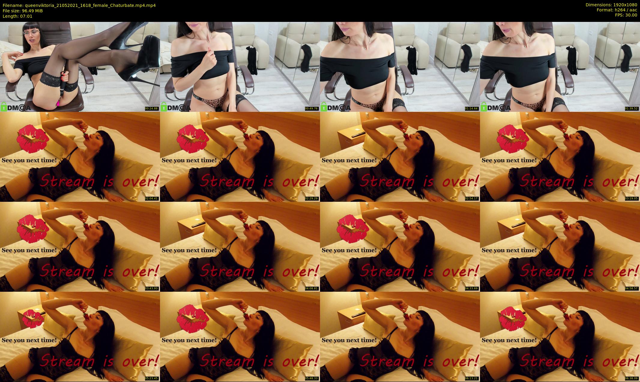 queenviktoria — 8 minute Chaturbate female cam show recording, 1080p, May 21, 2021