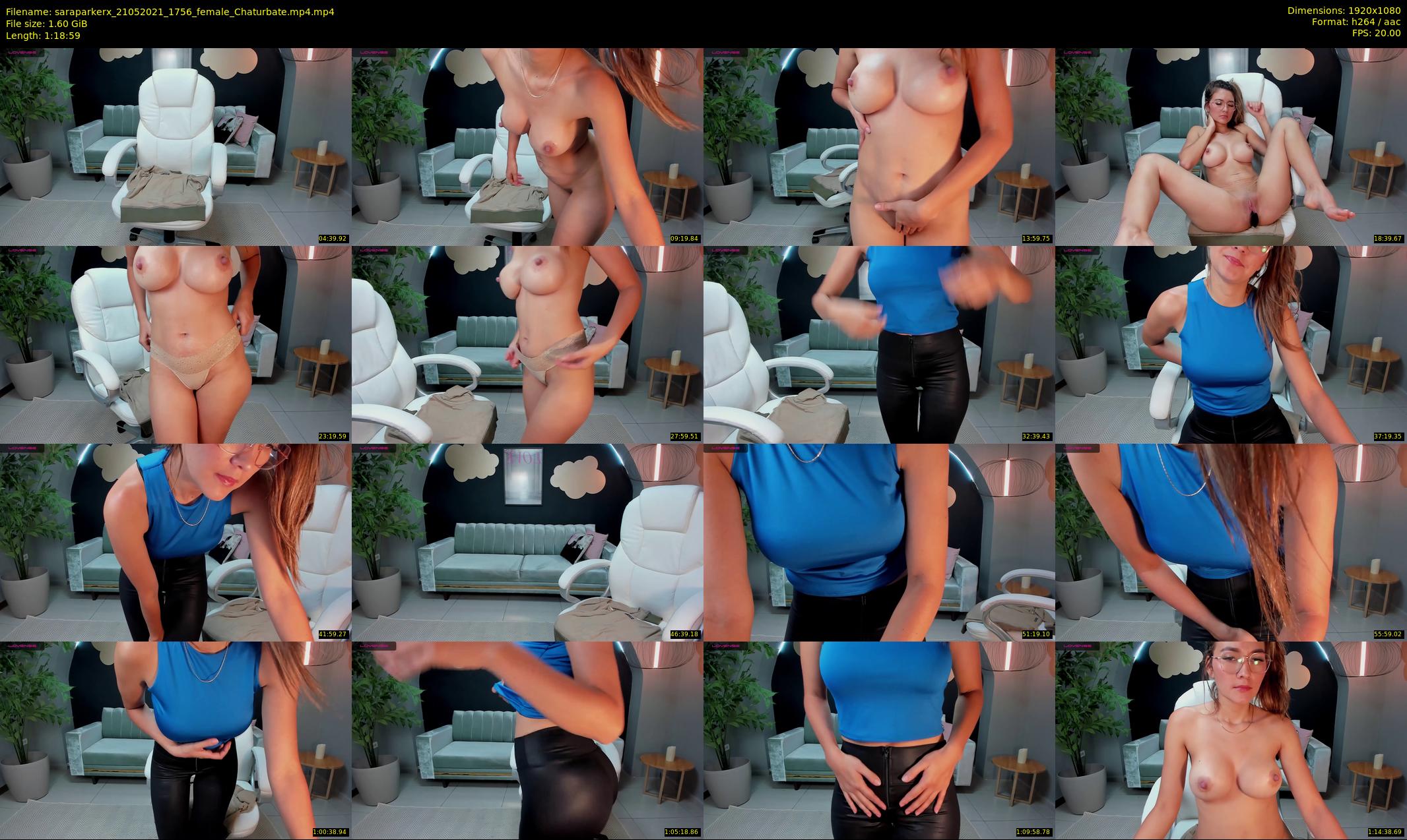 saraparkerx — 79 minute Chaturbate female cam show recording, 1080p, May 21, 2021