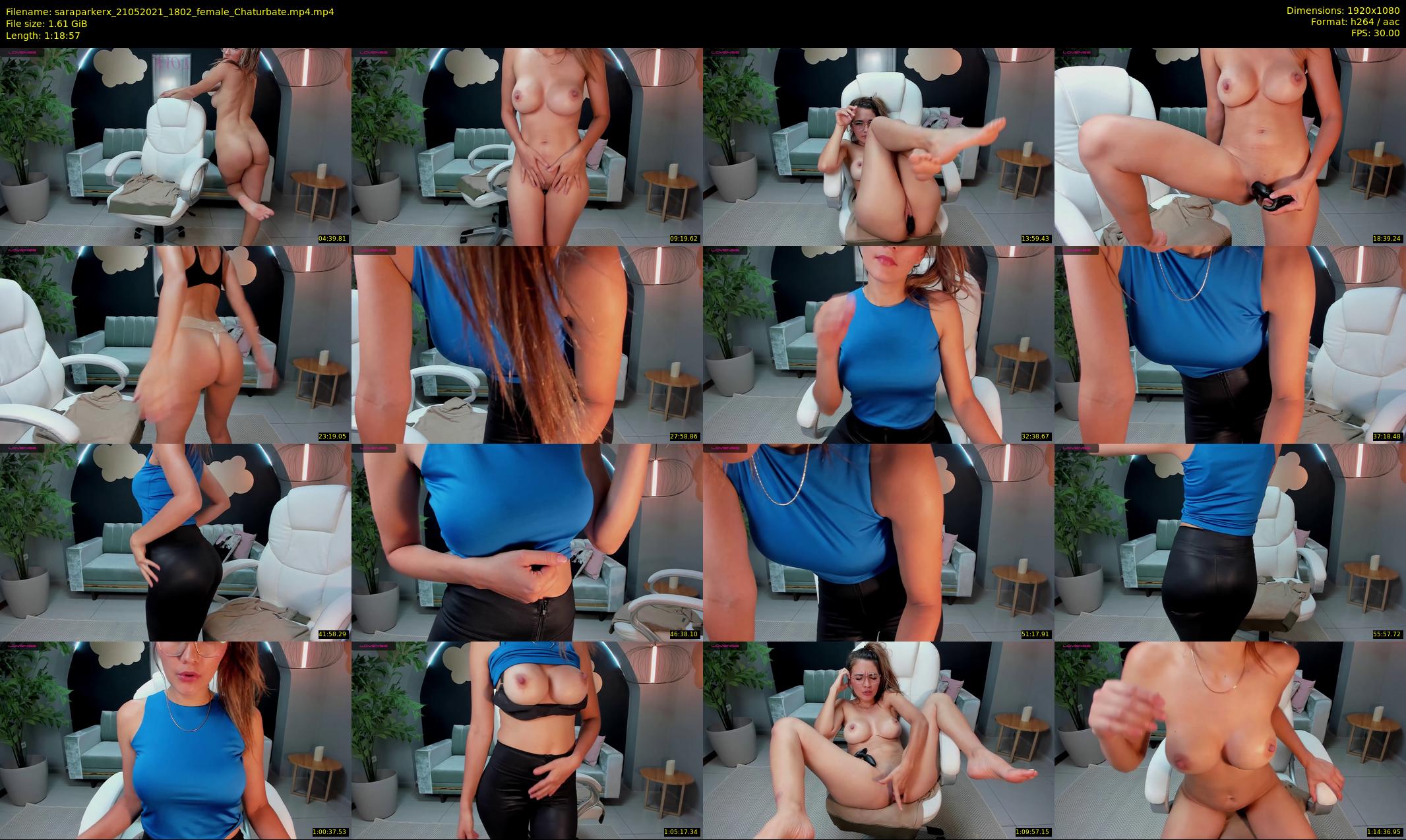saraparkerx — 79 minute Chaturbate female cam show recording, 1080p, May 21, 2021