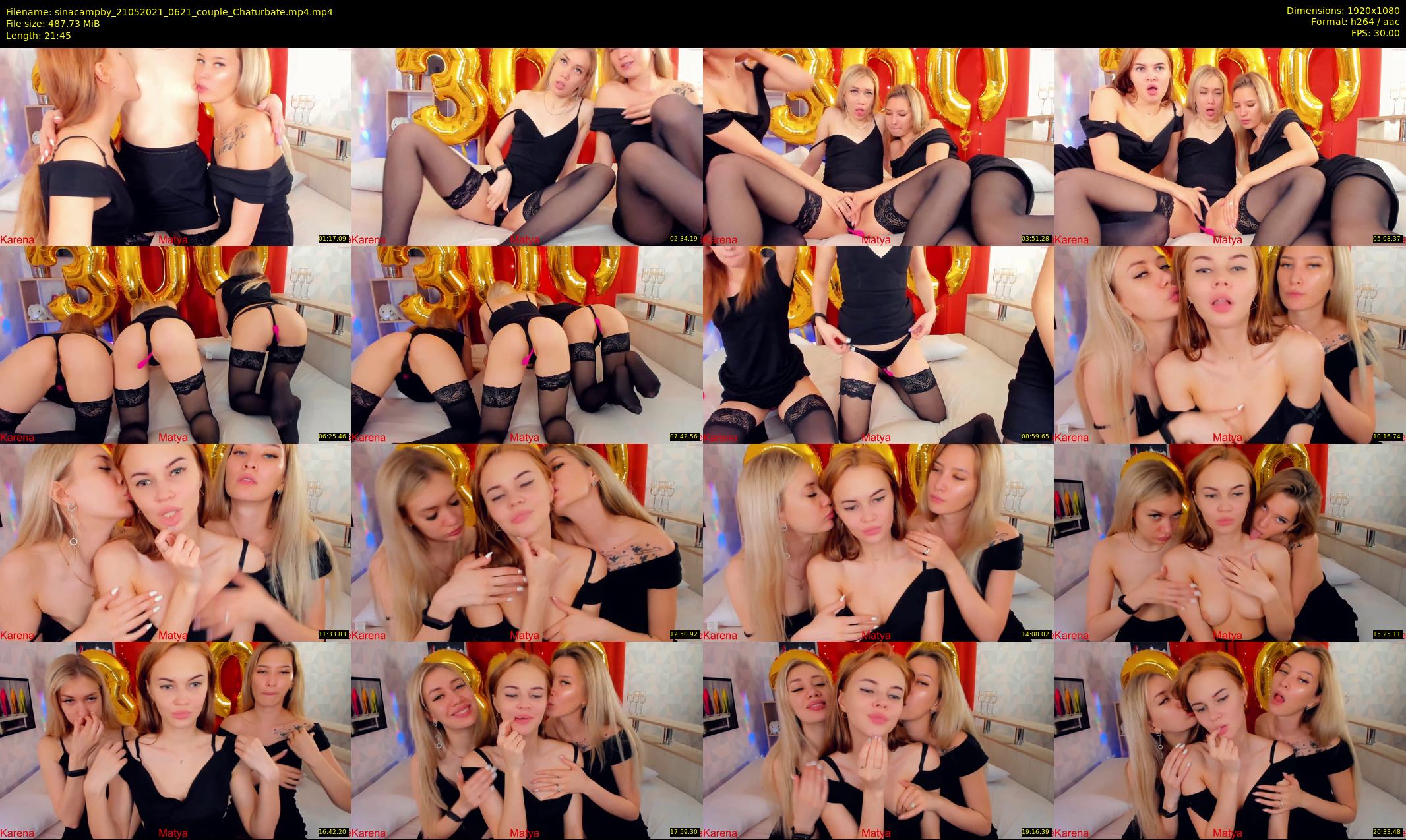 sinacampby — 22 minute Chaturbate couple cam show recording, 1080p, May 21, 2021
