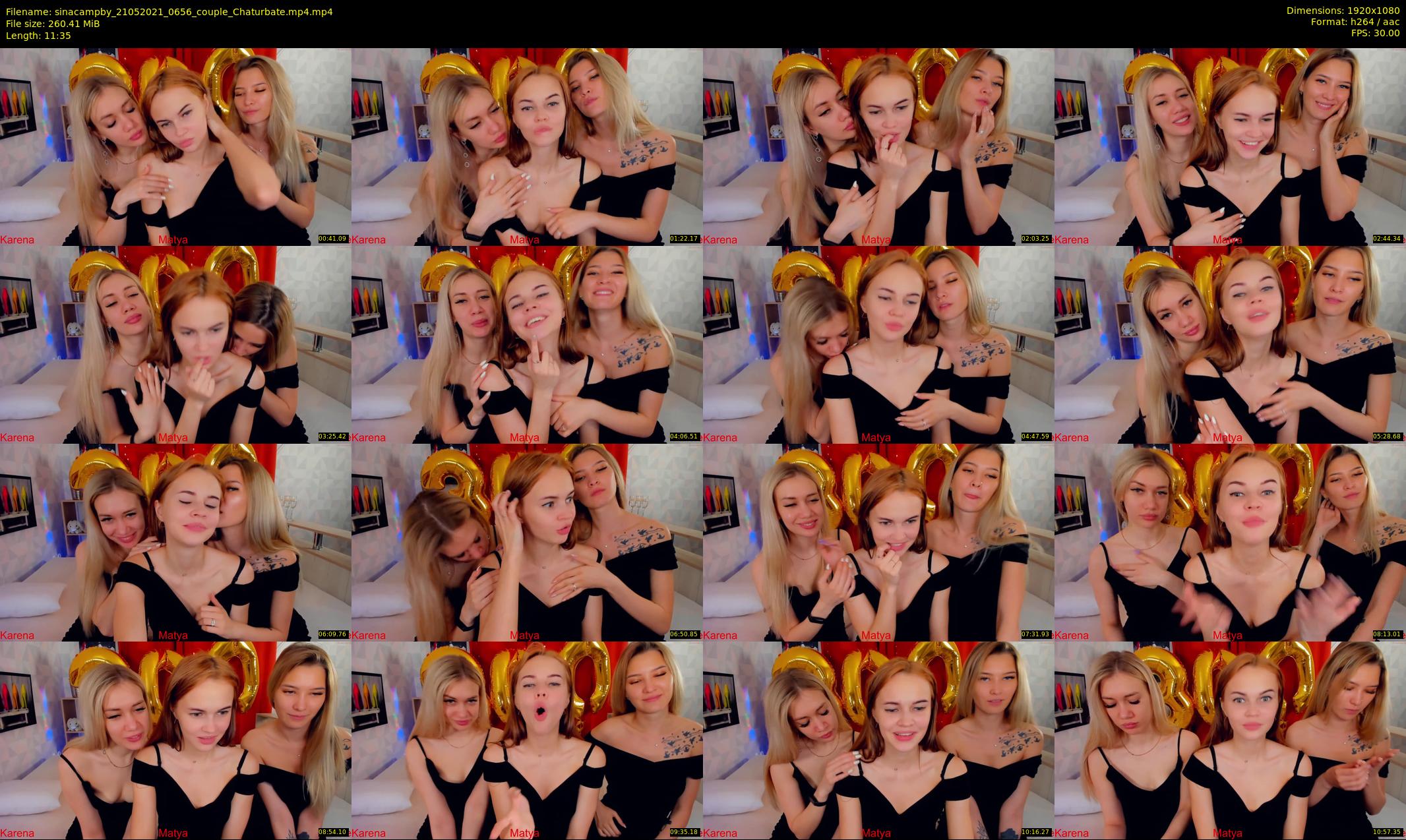 sinacampby — 12 minute Chaturbate couple cam show recording, 1080p, May 21, 2021