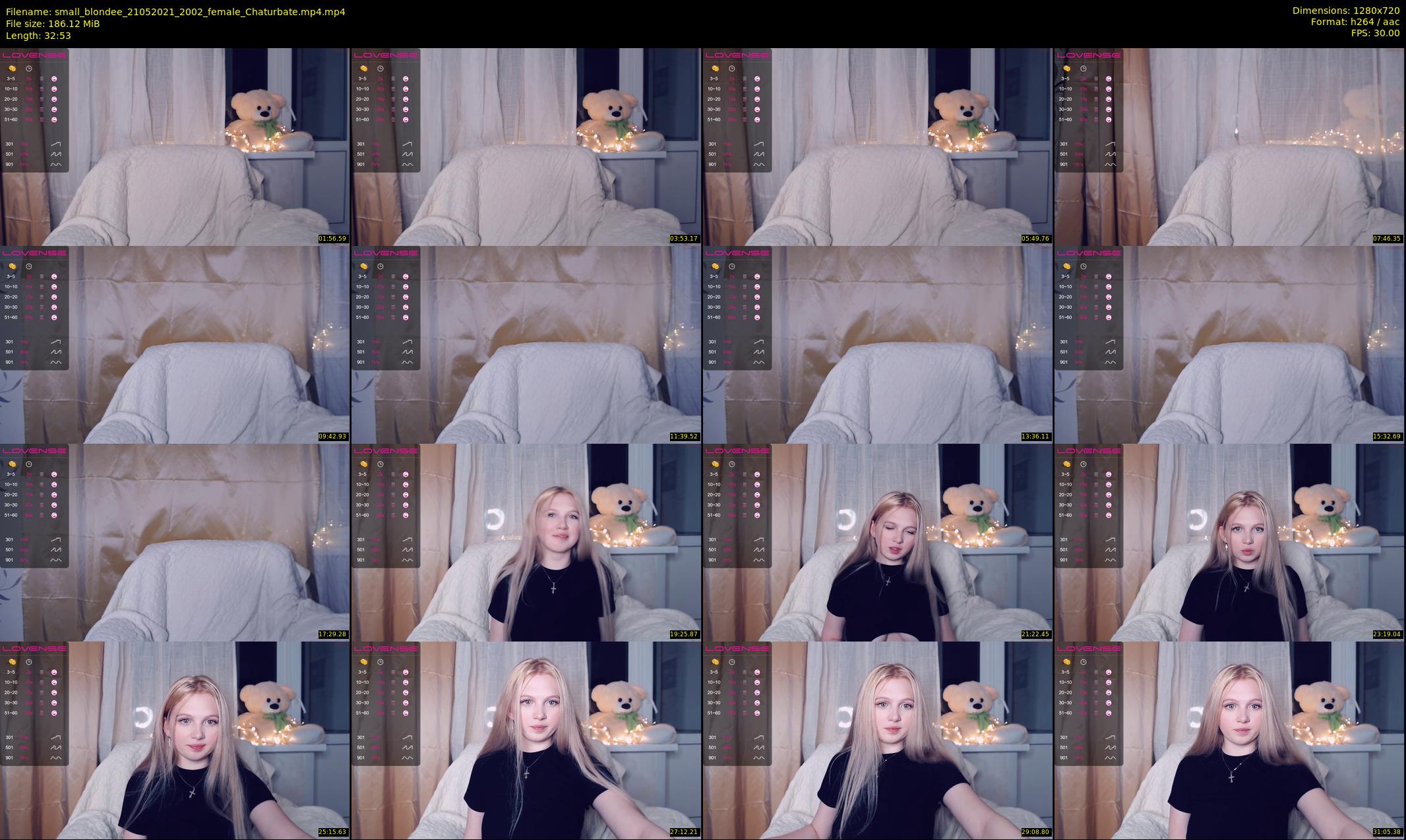 small_blondee — 33 minute Chaturbate female cam show recording, 720p, May 21, 2021