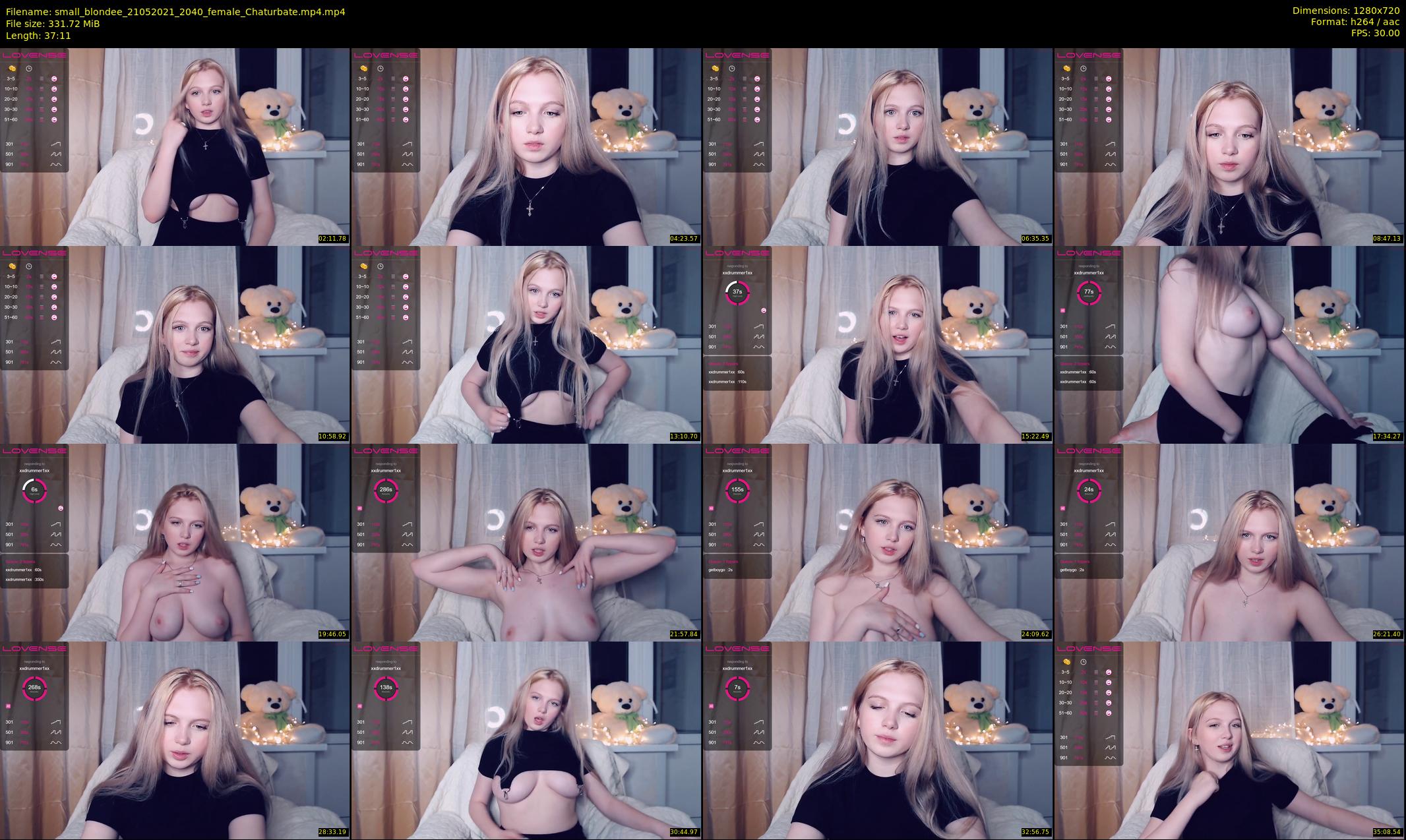 small_blondee — 38 minute Chaturbate female cam show recording, 720p, May 21, 2021