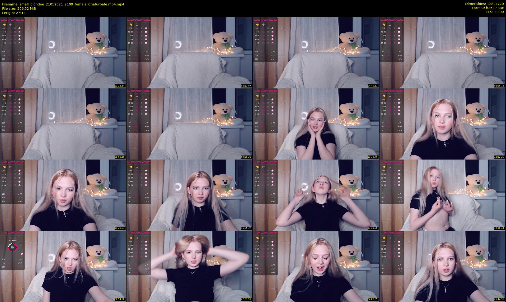 small_blondee — 28 minute Chaturbate female cam show recording, 720p, May 21, 2021