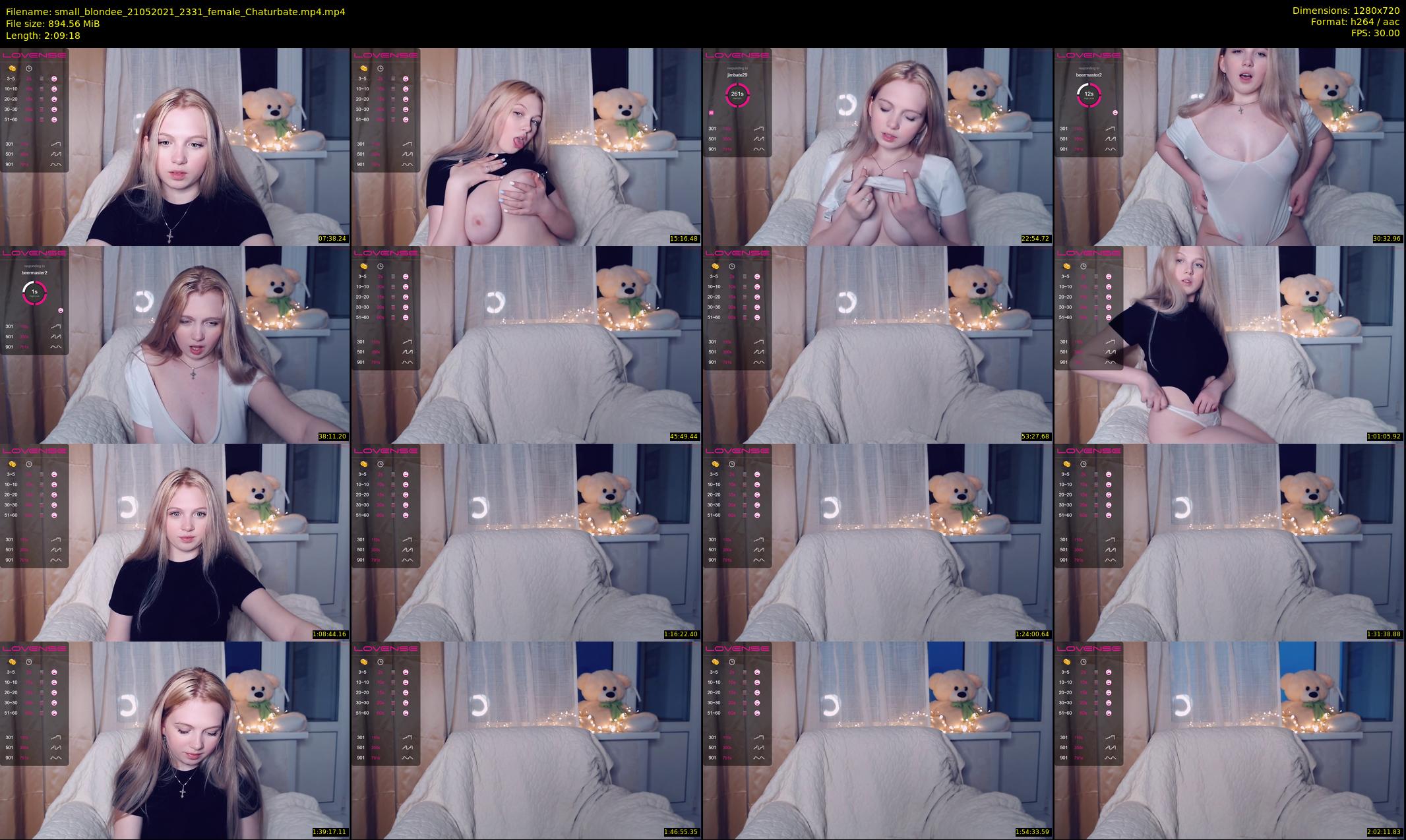 small_blondee — 130 minute Chaturbate female cam show recording, 720p, May 21, 2021