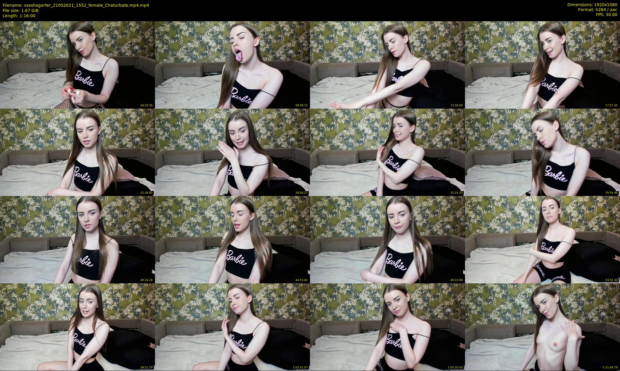 ssashagarter — 76 minute Chaturbate female cam show recording, 1080p, May 21, 2021