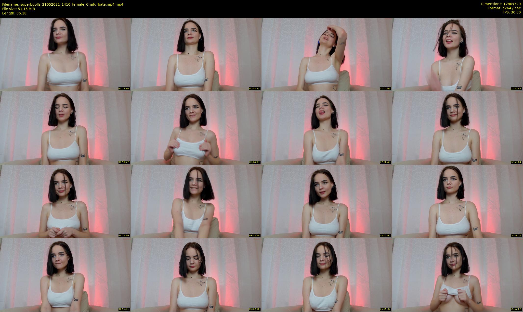 superbdolls — 7 minute Chaturbate couple cam show recording, 720p, May 21, 2021