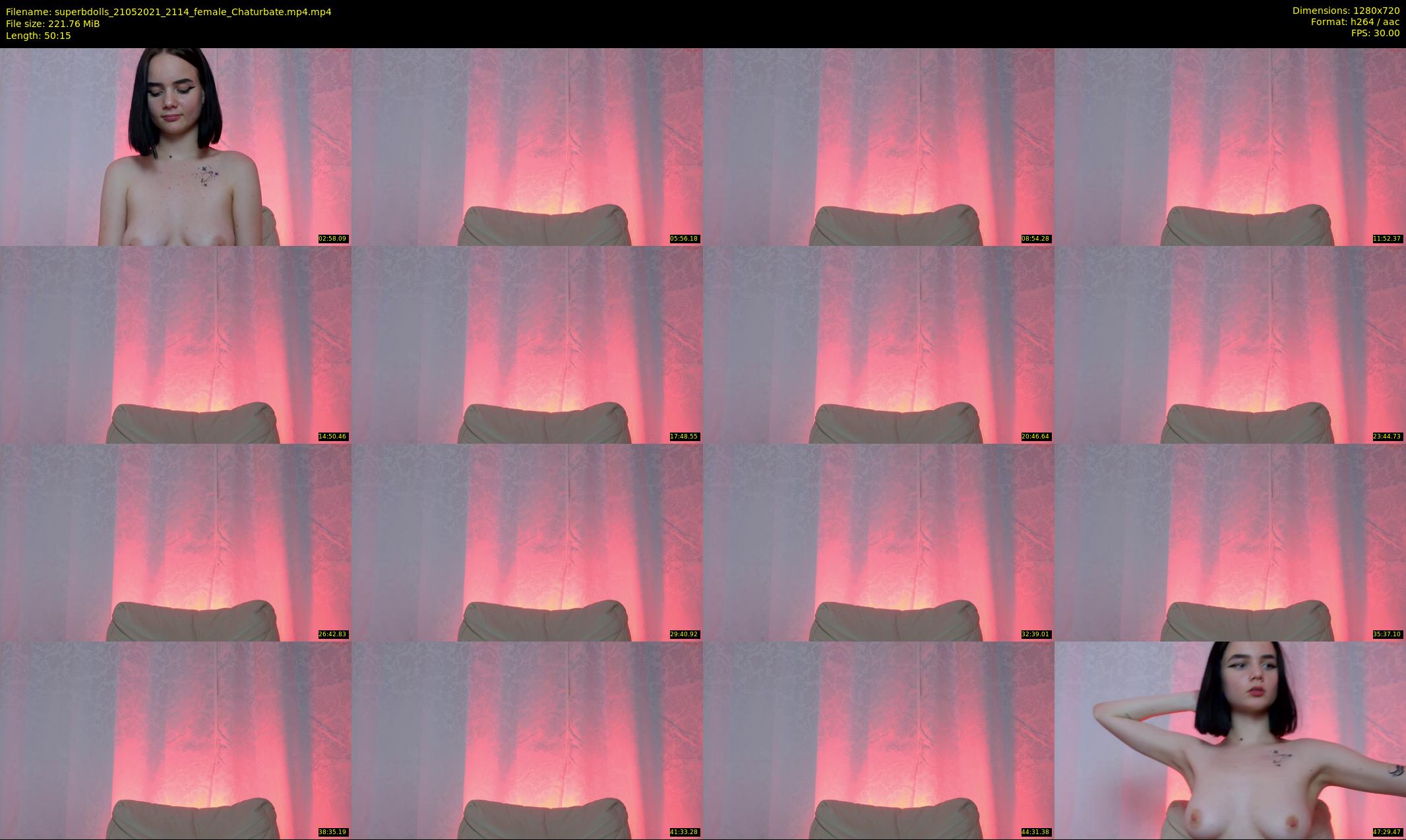 superbdolls — 51 minute Chaturbate couple cam show recording, 720p, May 21, 2021