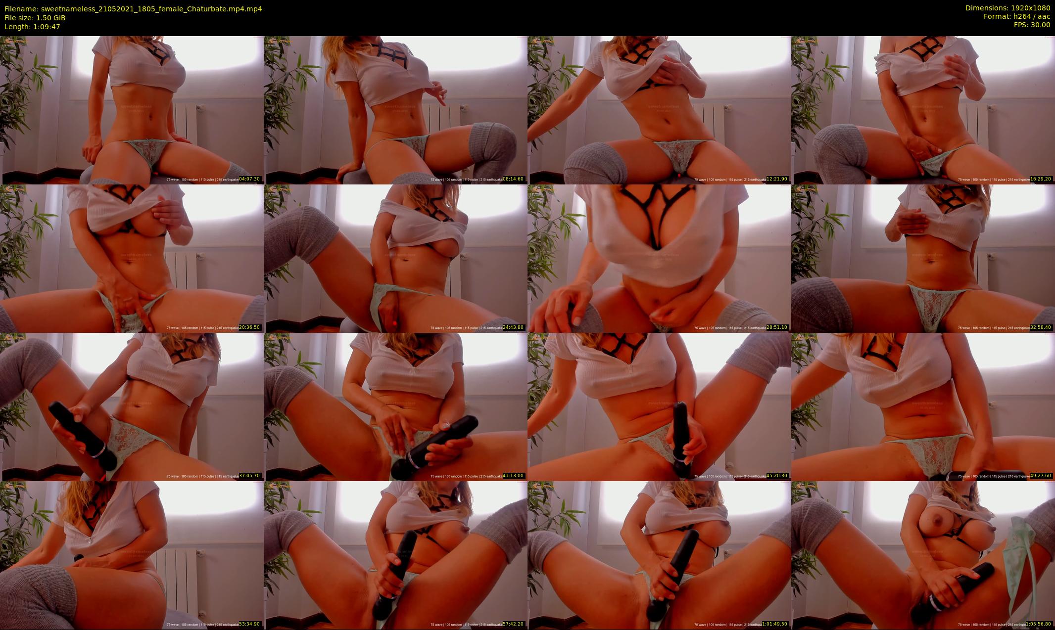 sweetnameless — 70 minute Chaturbate couple cam show recording, 1080p, May 21, 2021