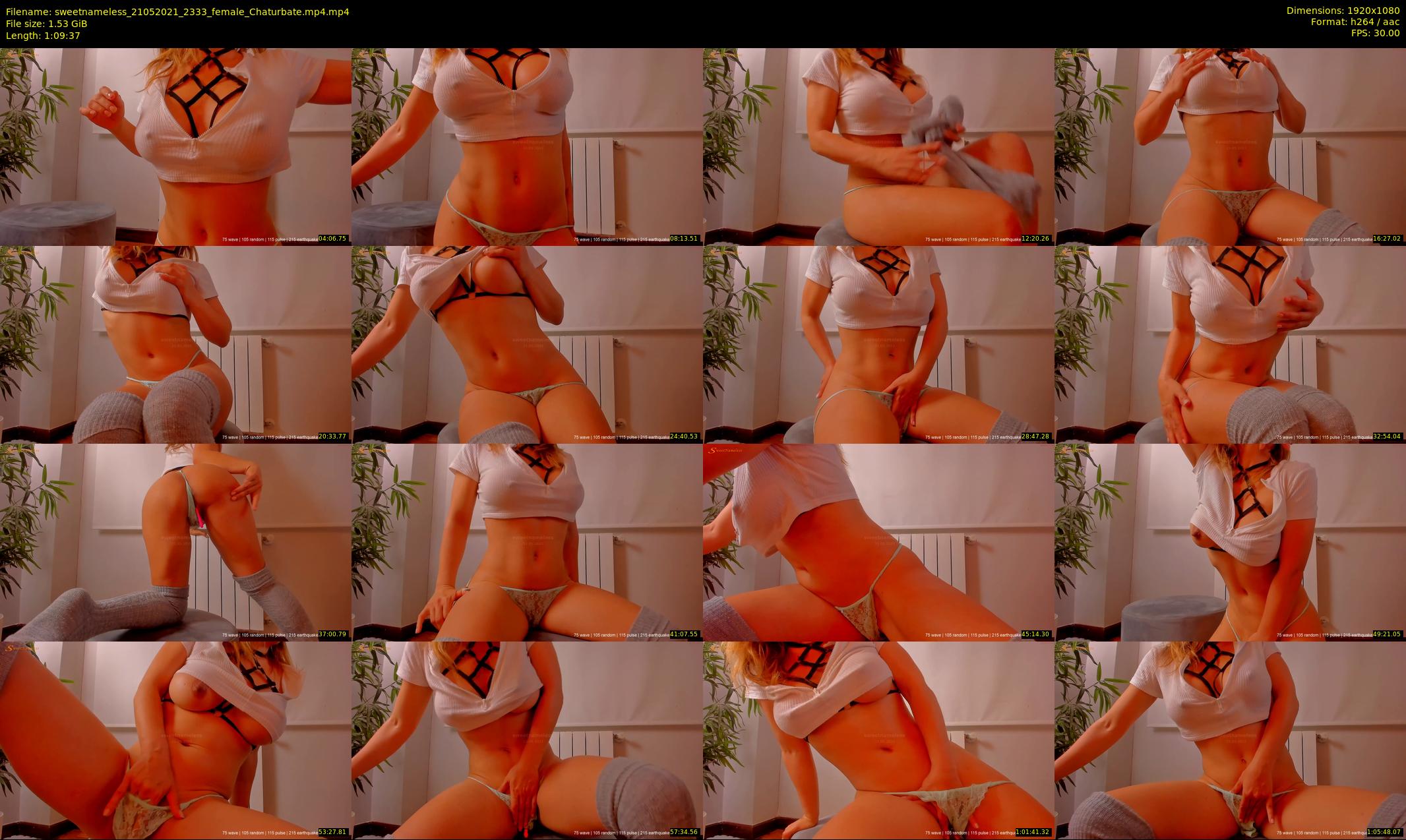sweetnameless — 70 minute Chaturbate couple cam show recording, 1080p, May 21, 2021