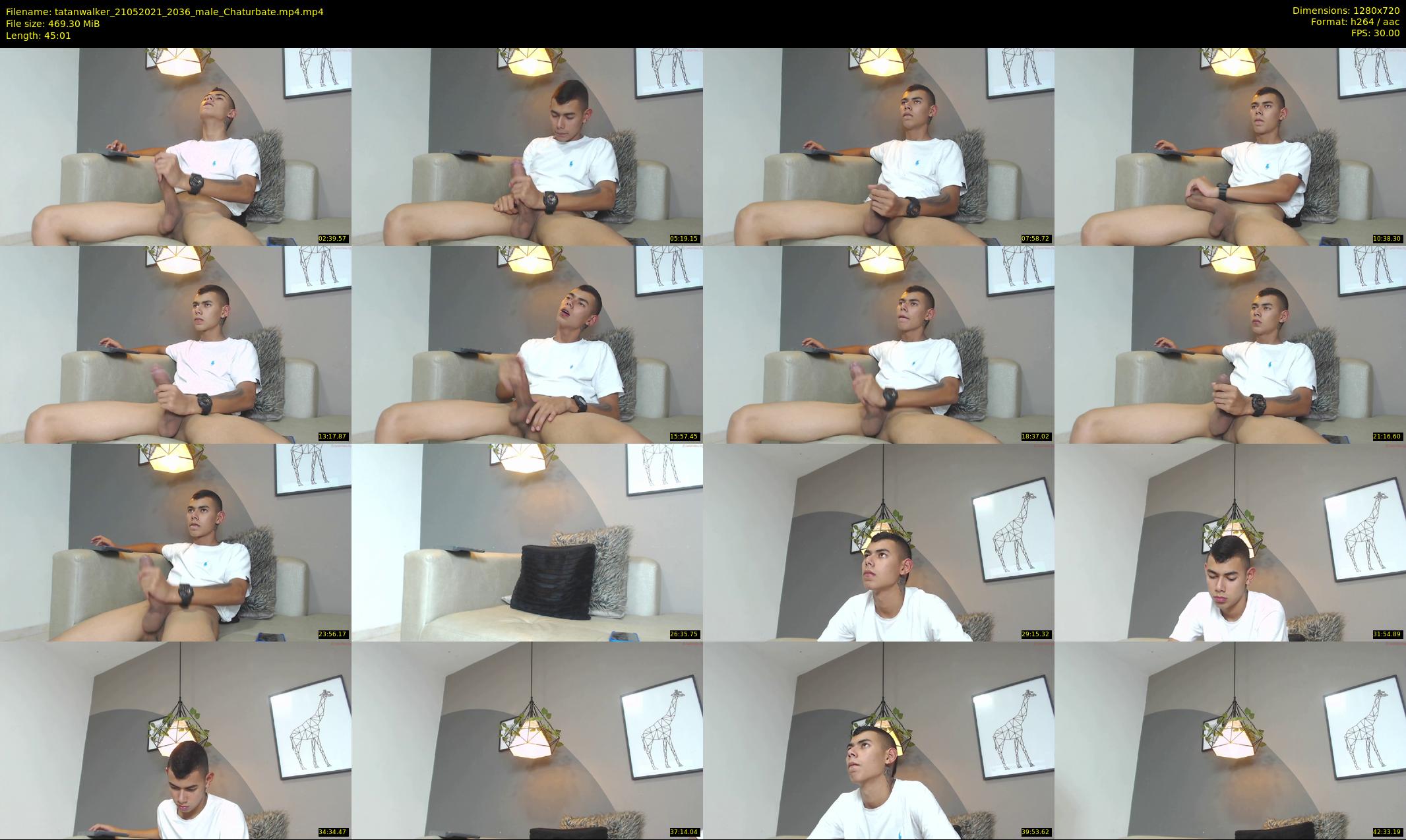 tatanwalker — 46 minute Chaturbate male cam show recording, 720p, May 21, 2021