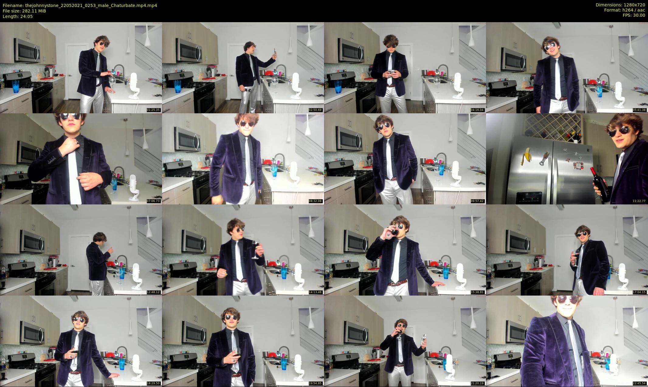 thejohnnystone — 25 minute Chaturbate male cam show recording, 720p, May 22, 2021