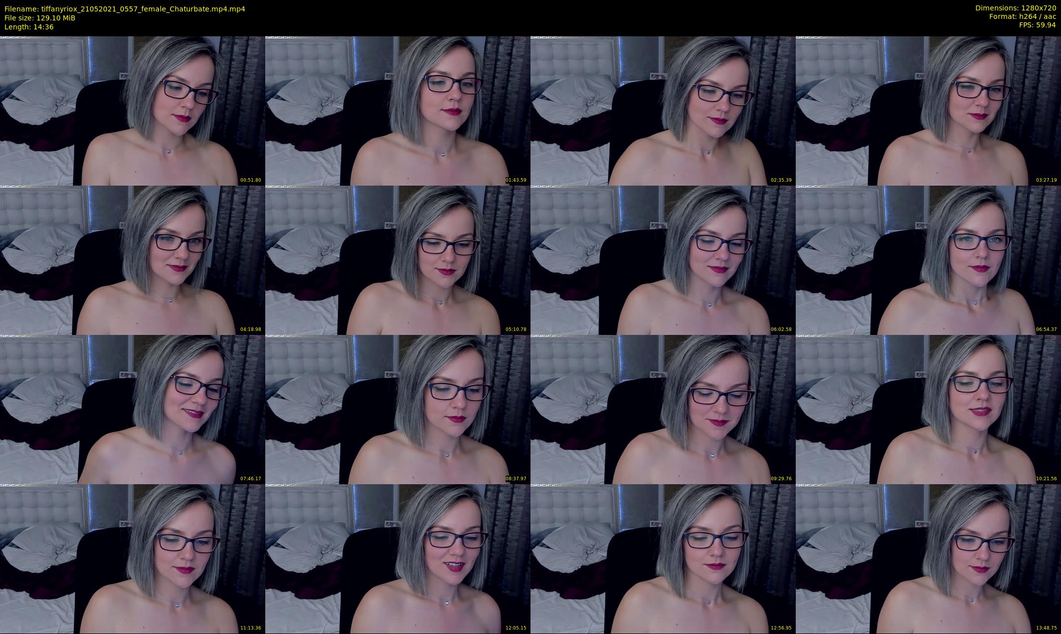 tiffanyriox — 15 minute Chaturbate female cam show recording, 720p, May 21, 2021