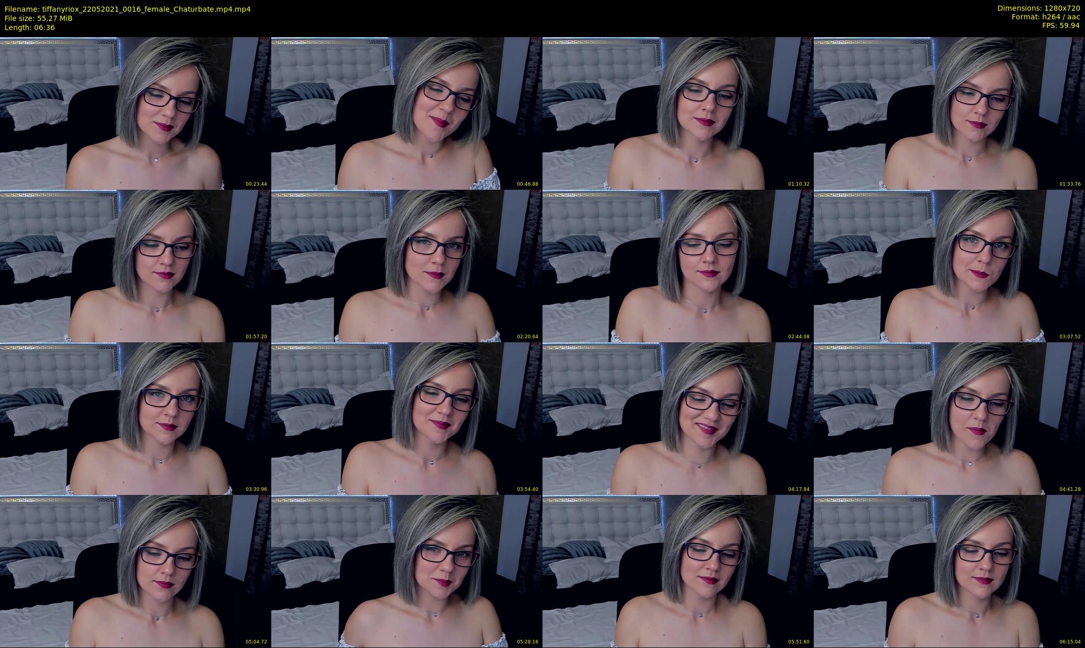 tiffanyriox — 7 minute Chaturbate female cam show recording, 720p, May 22, 2021