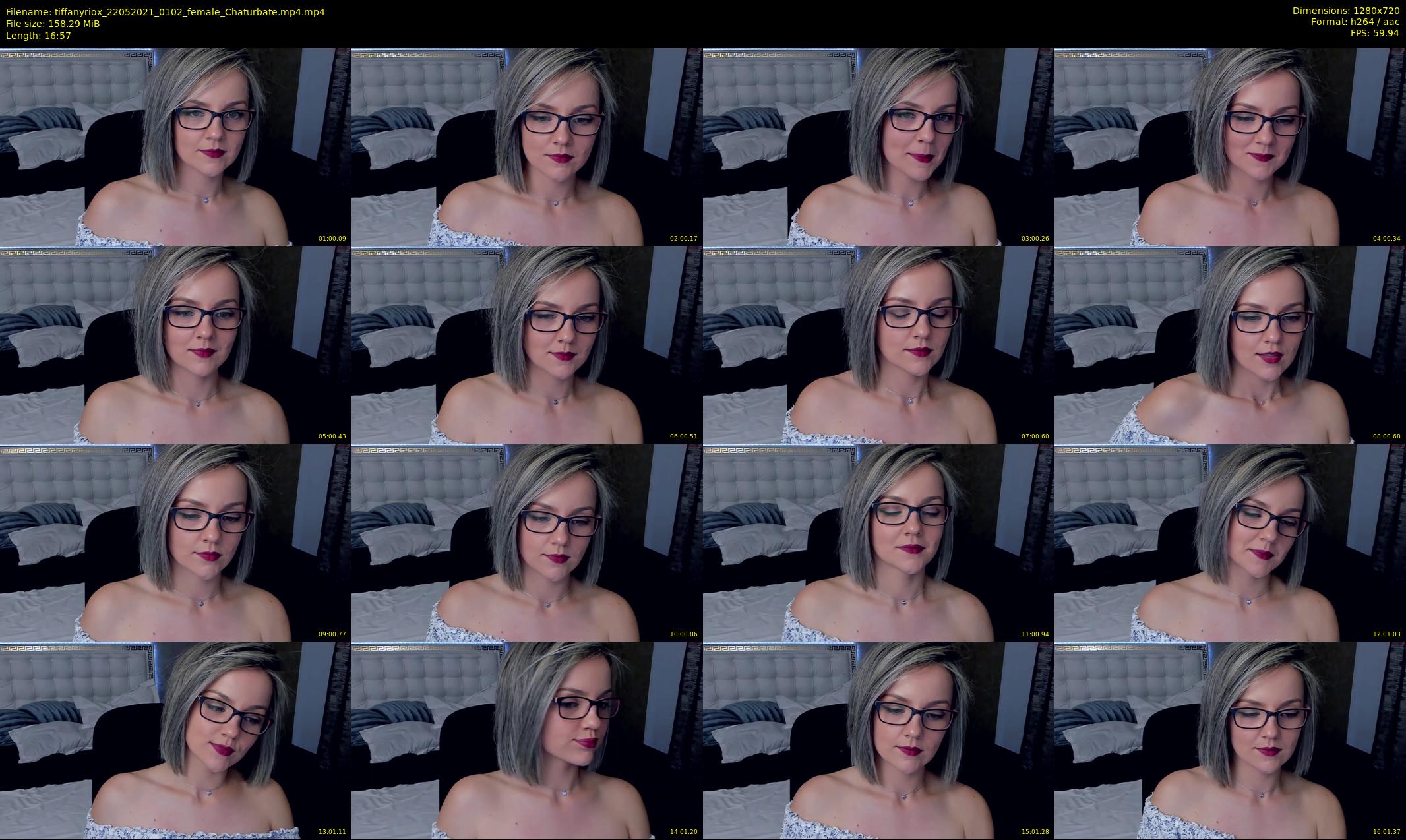 tiffanyriox — 17 minute Chaturbate female cam show recording, 720p, May 22, 2021