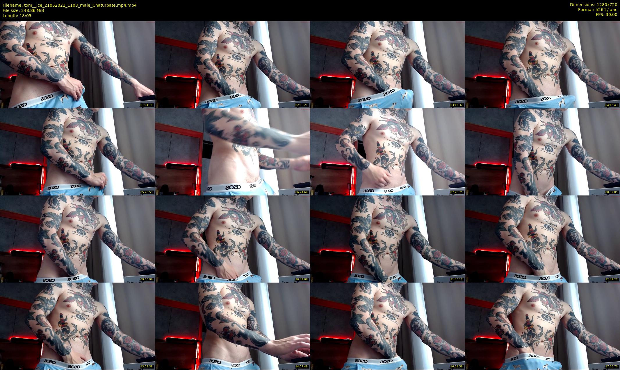 tom__ice — 19 minute Chaturbate male cam show recording, 720p, May 21, 2021