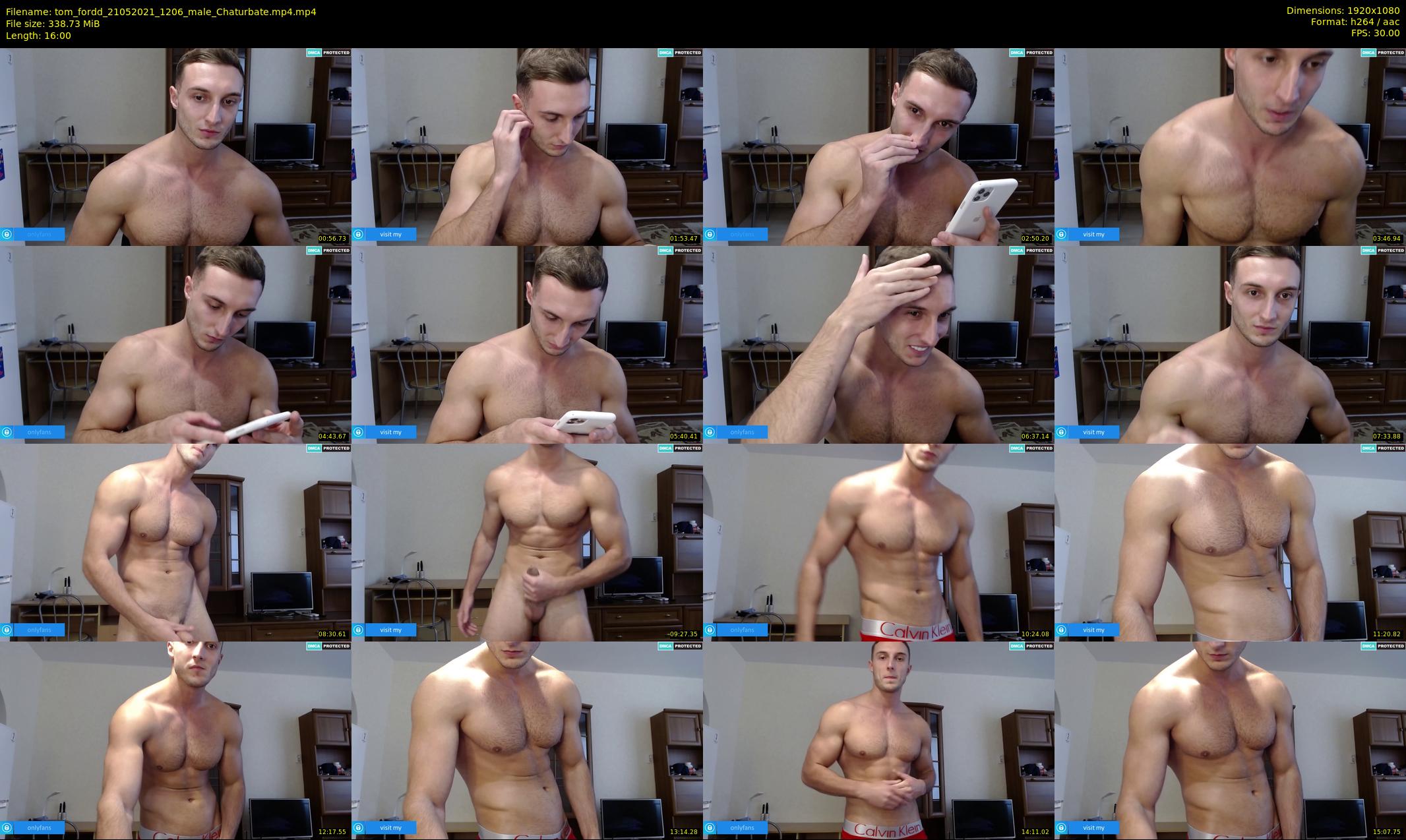 tom_fordd — 16 minute Chaturbate male cam show recording, 1080p, May 21, 2021