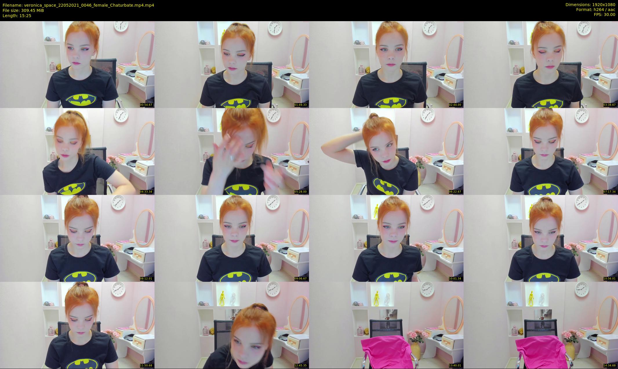 veronica_space — 16 minute Chaturbate female cam show recording, 1080p, May 22, 2021