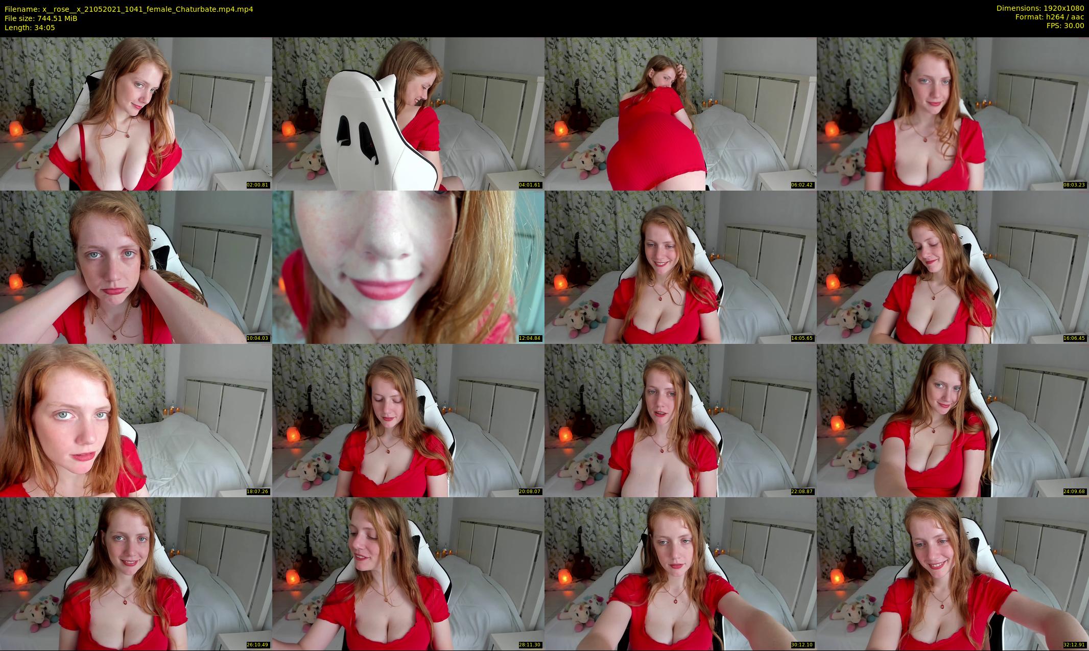 x__rose__x — 35 minute Chaturbate female cam show recording, 1080p, May 21, 2021