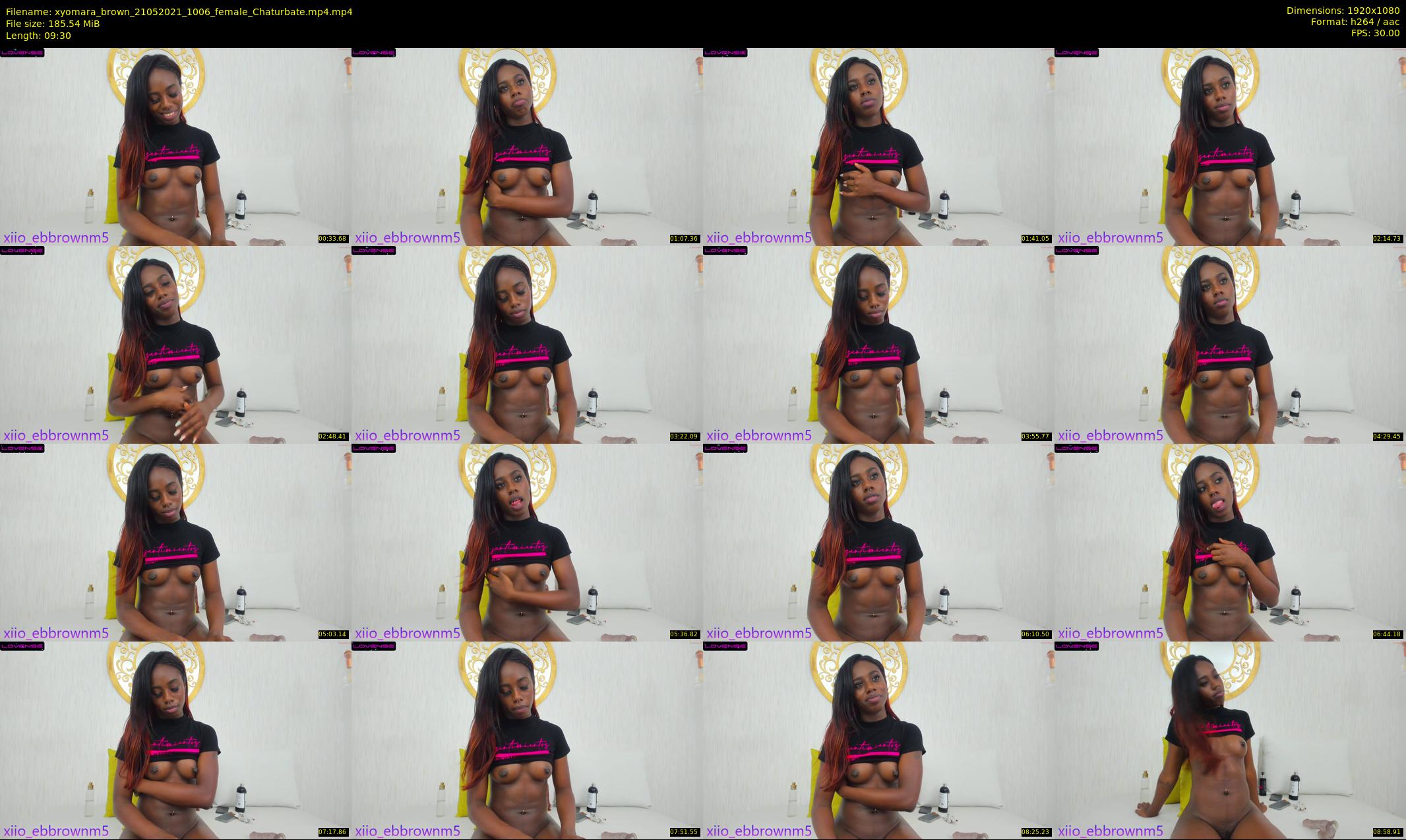 xyomara_brown — 10 minute Chaturbate female cam show recording, 1080p, May 21, 2021