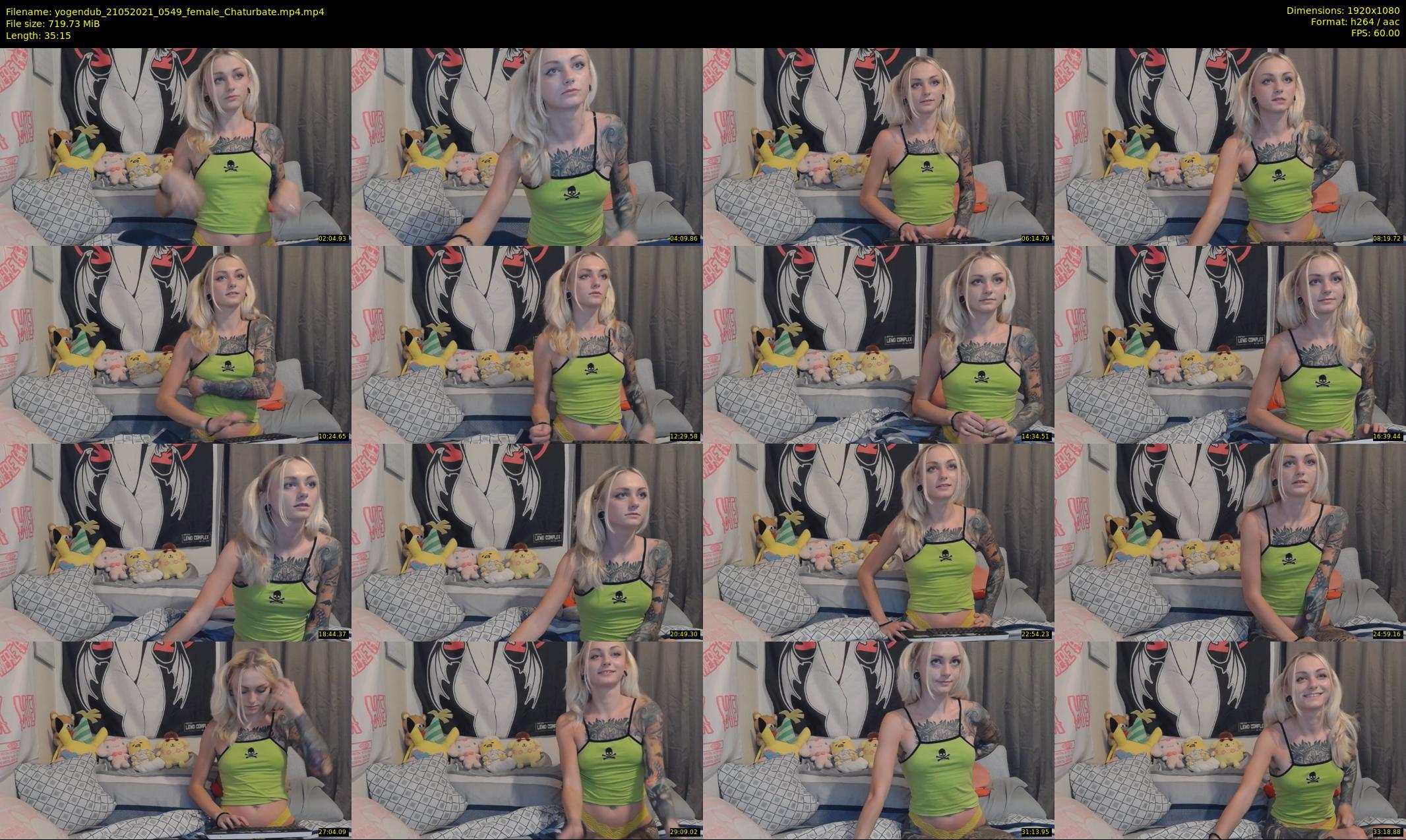 yogendub — 36 minute Chaturbate female cam show recording, 1080p, May 21, 2021