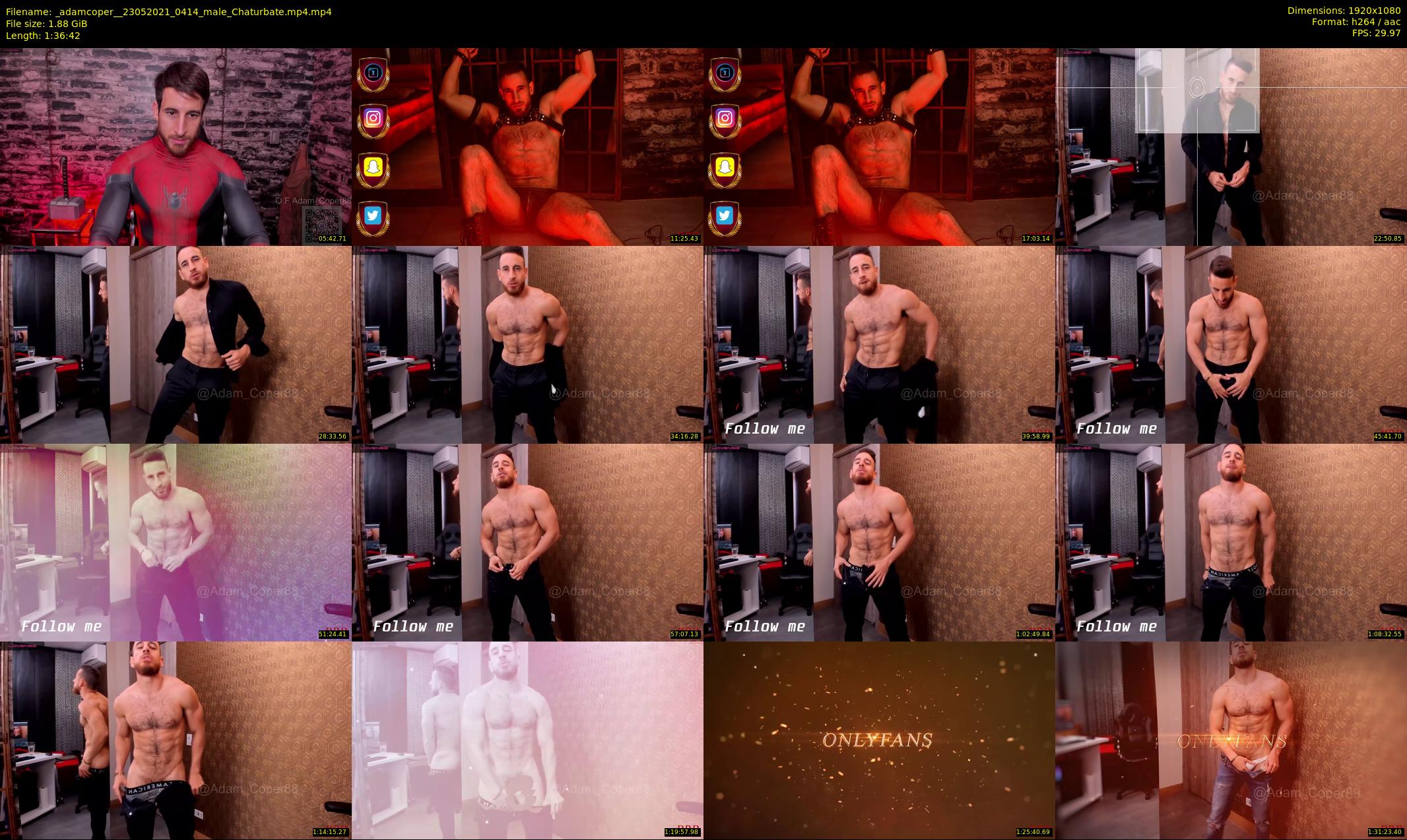 _adamcoper_ — 97 minute Chaturbate male cam show recording, 1080p, May 23, 2021