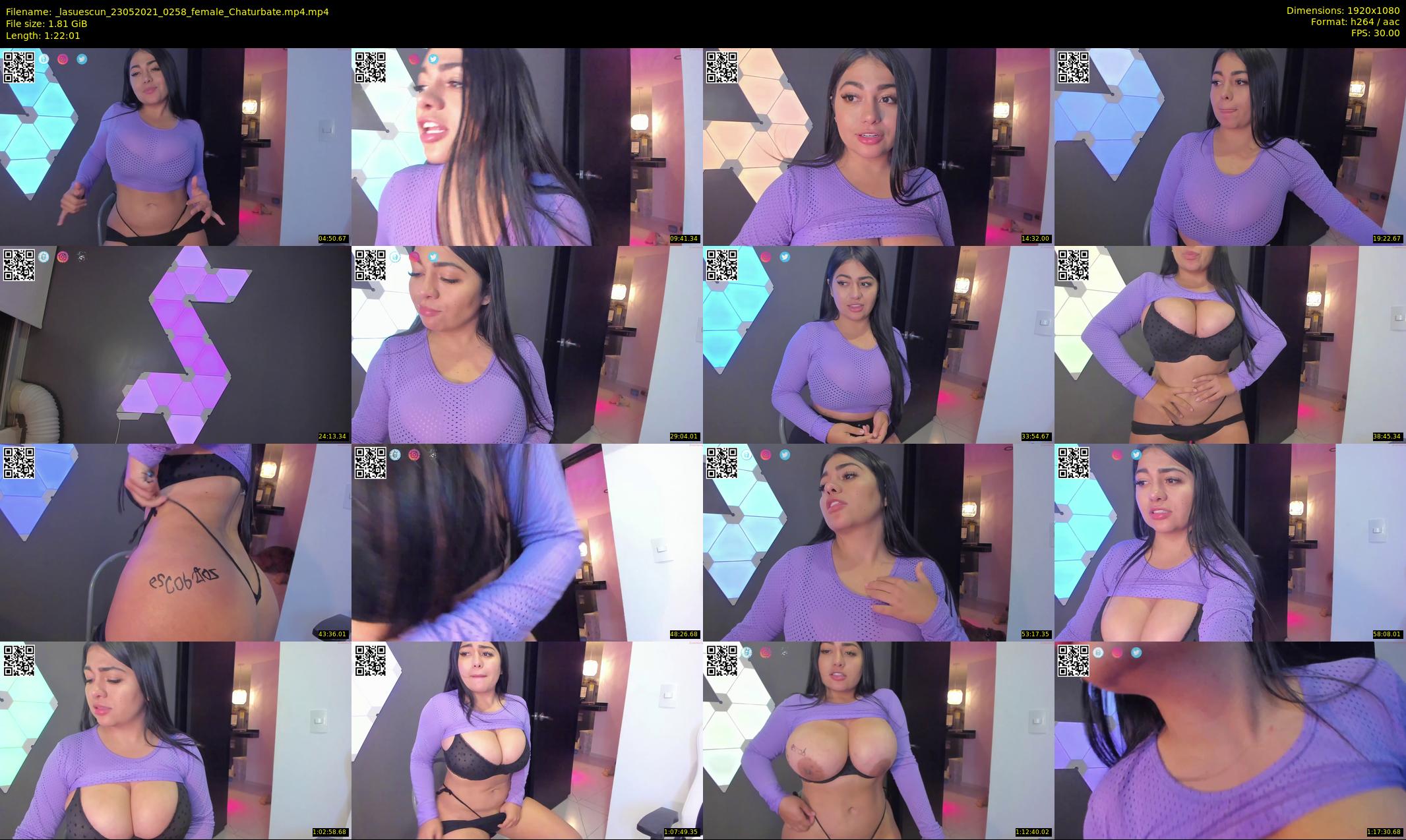 _lasuescun — 83 minute Chaturbate female cam show recording, 1080p, May 23, 2021