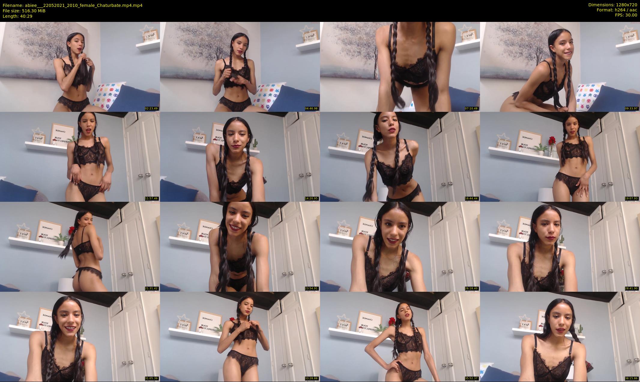 abiee__ — 41 minute Chaturbate female cam show recording, 720p, May 22, 2021