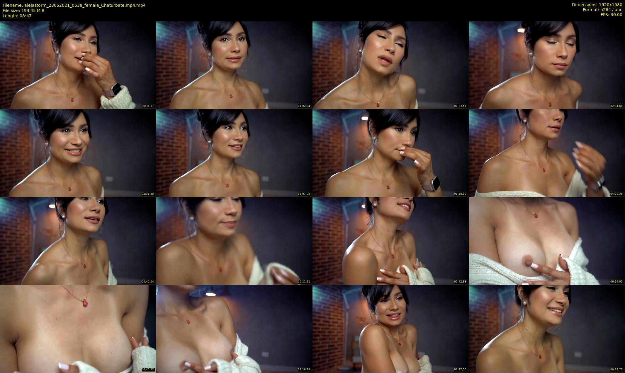 alejastorm — 9 minute Chaturbate female cam show recording, 1080p, May 23, 2021