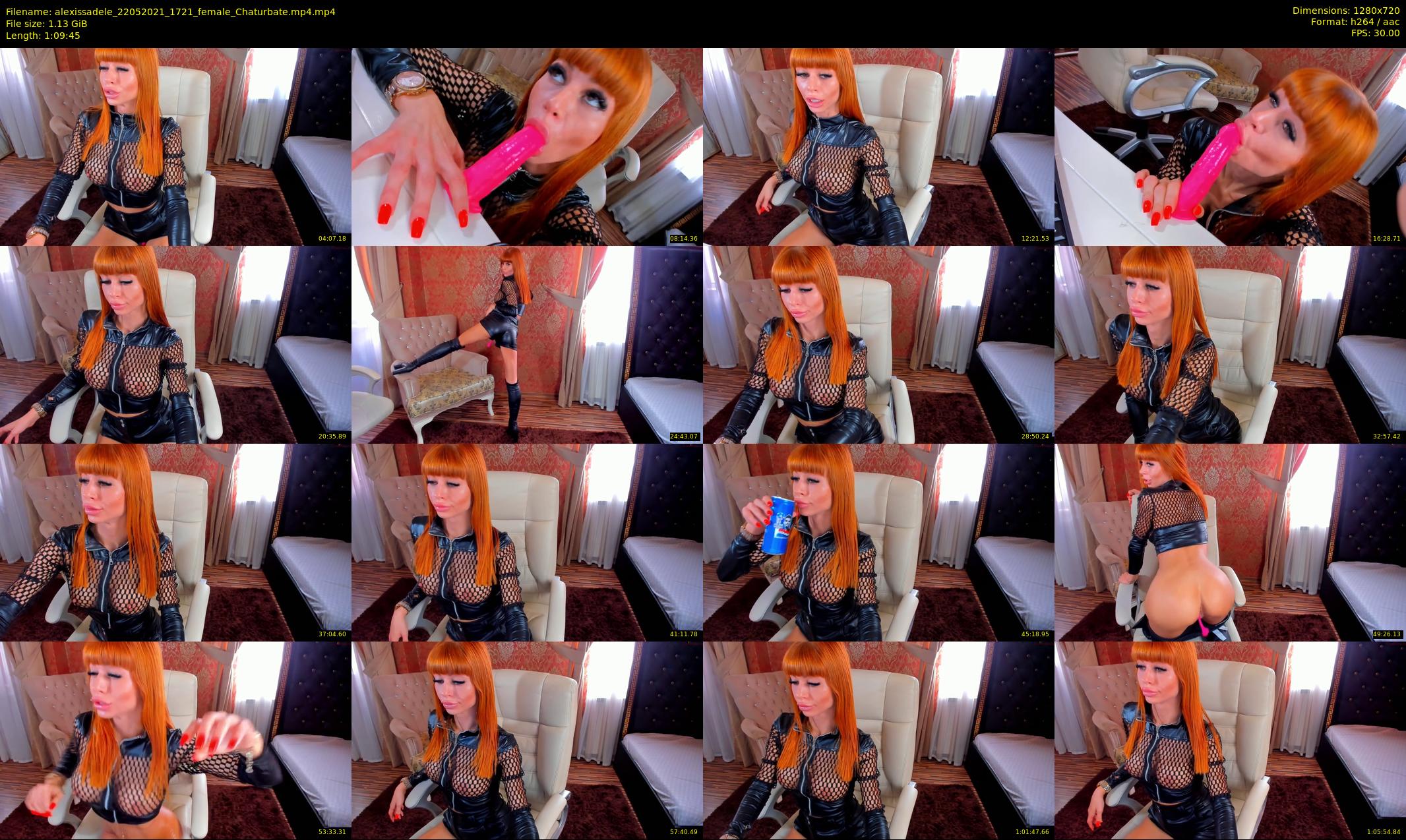 alexissadele — 70 minute Chaturbate female cam show recording, 720p, May 22, 2021