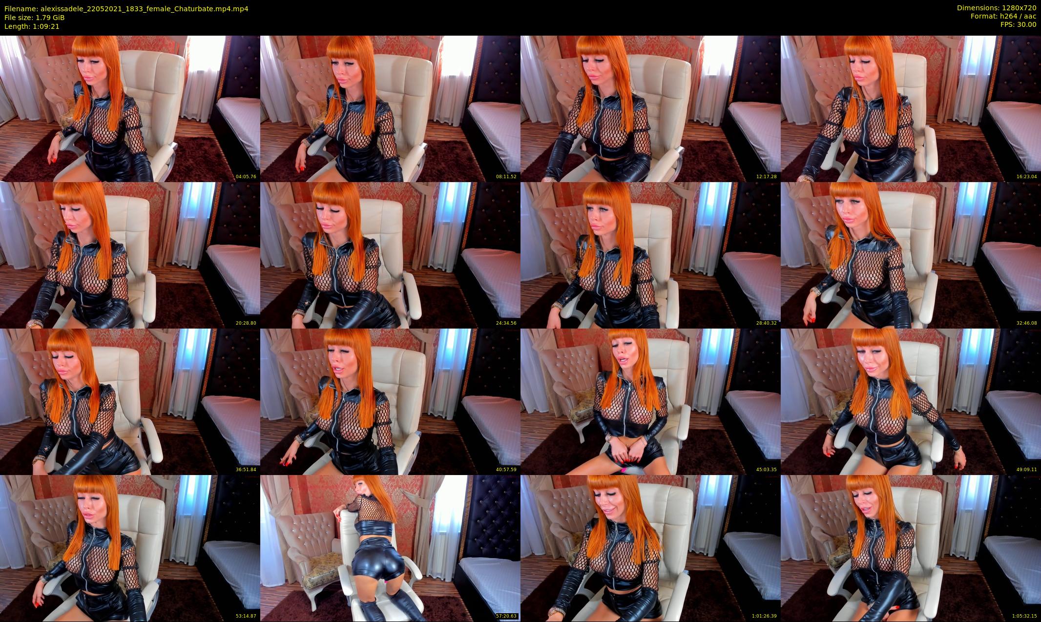 alexissadele — 70 minute Chaturbate female cam show recording, 720p, May 22, 2021