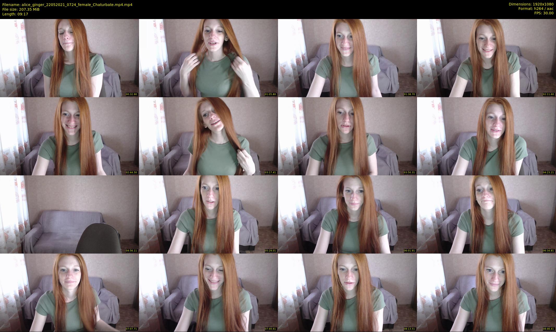 alice_ginger — 10 minute Chaturbate female cam show recording, 1080p, May 22, 2021