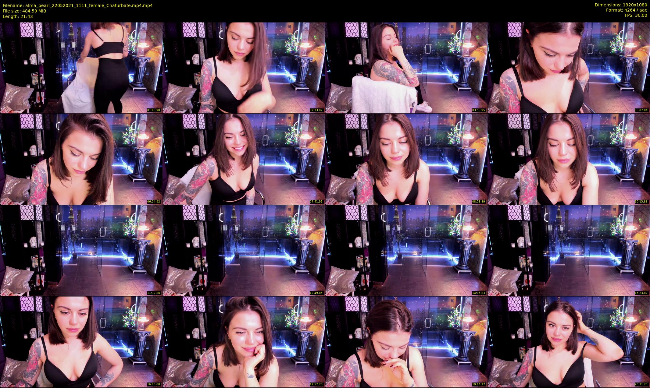 alma_pearl — 22 minute Chaturbate female cam show recording, 1080p, May 22, 2021