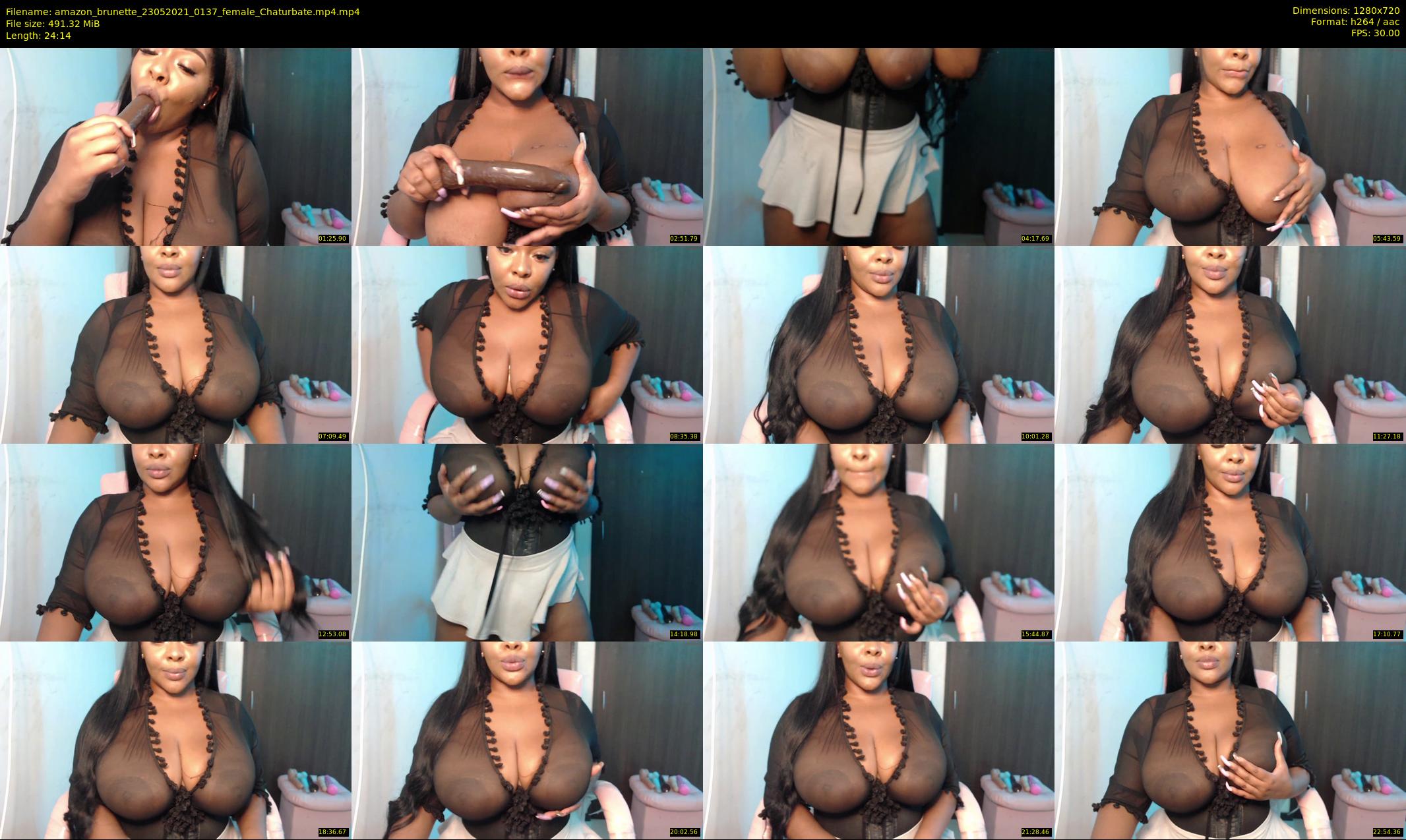 amazon_brunette — 25 minute Chaturbate female cam show recording, 720p, May 23, 2021