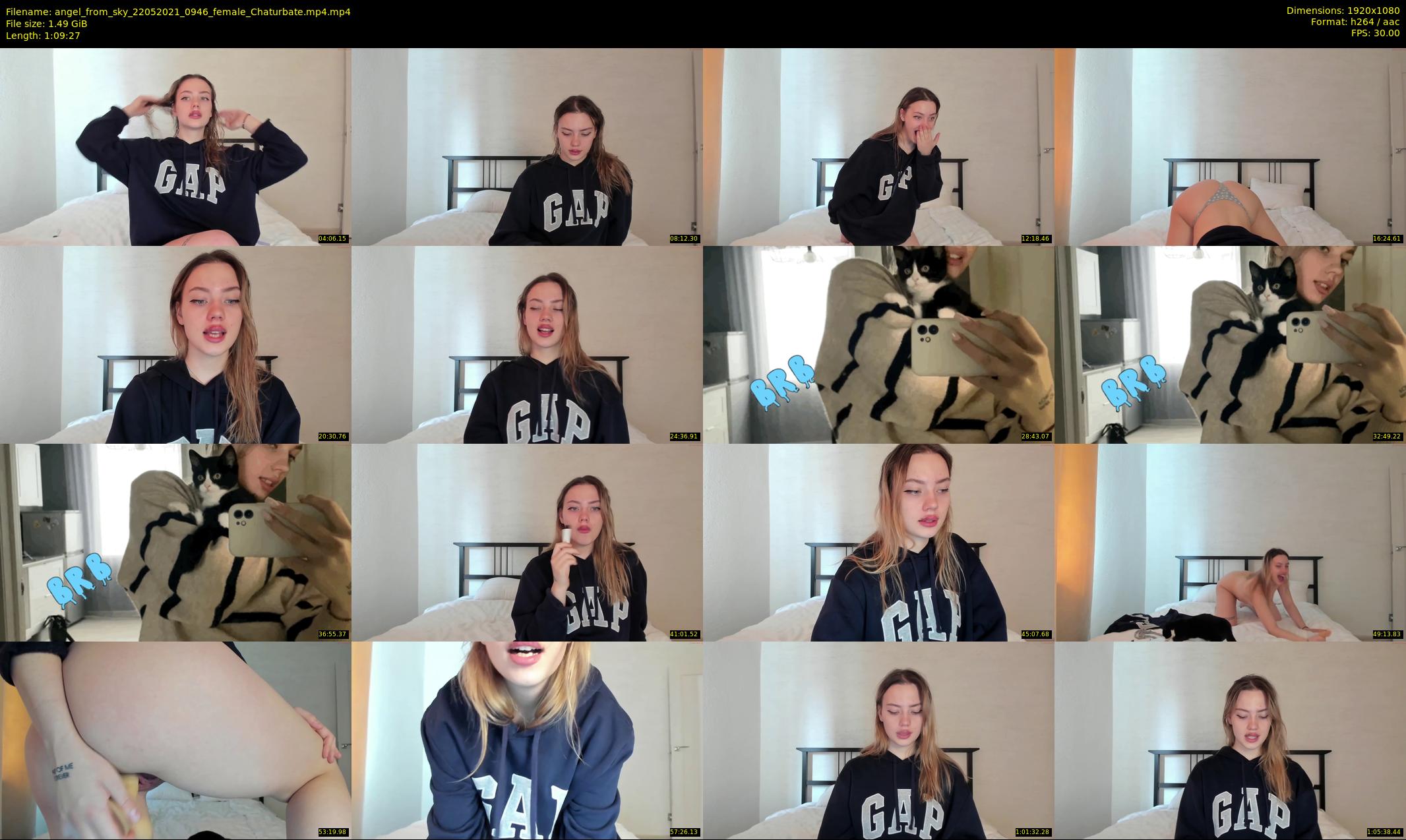 angel_from_sky — 70 minute Chaturbate female cam show recording, 1080p, May 22, 2021