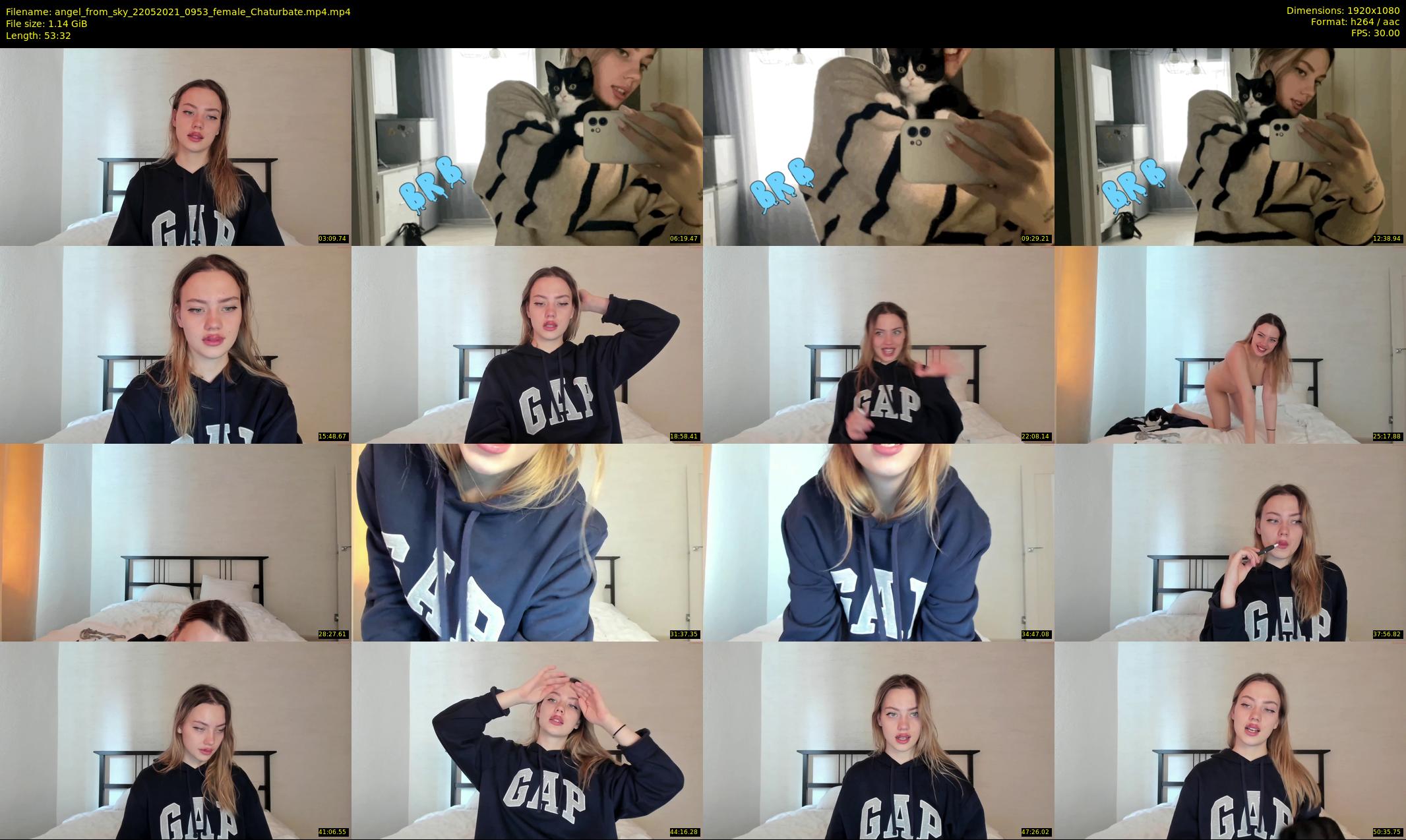 angel_from_sky — 54 minute Chaturbate female cam show recording, 1080p, May 22, 2021