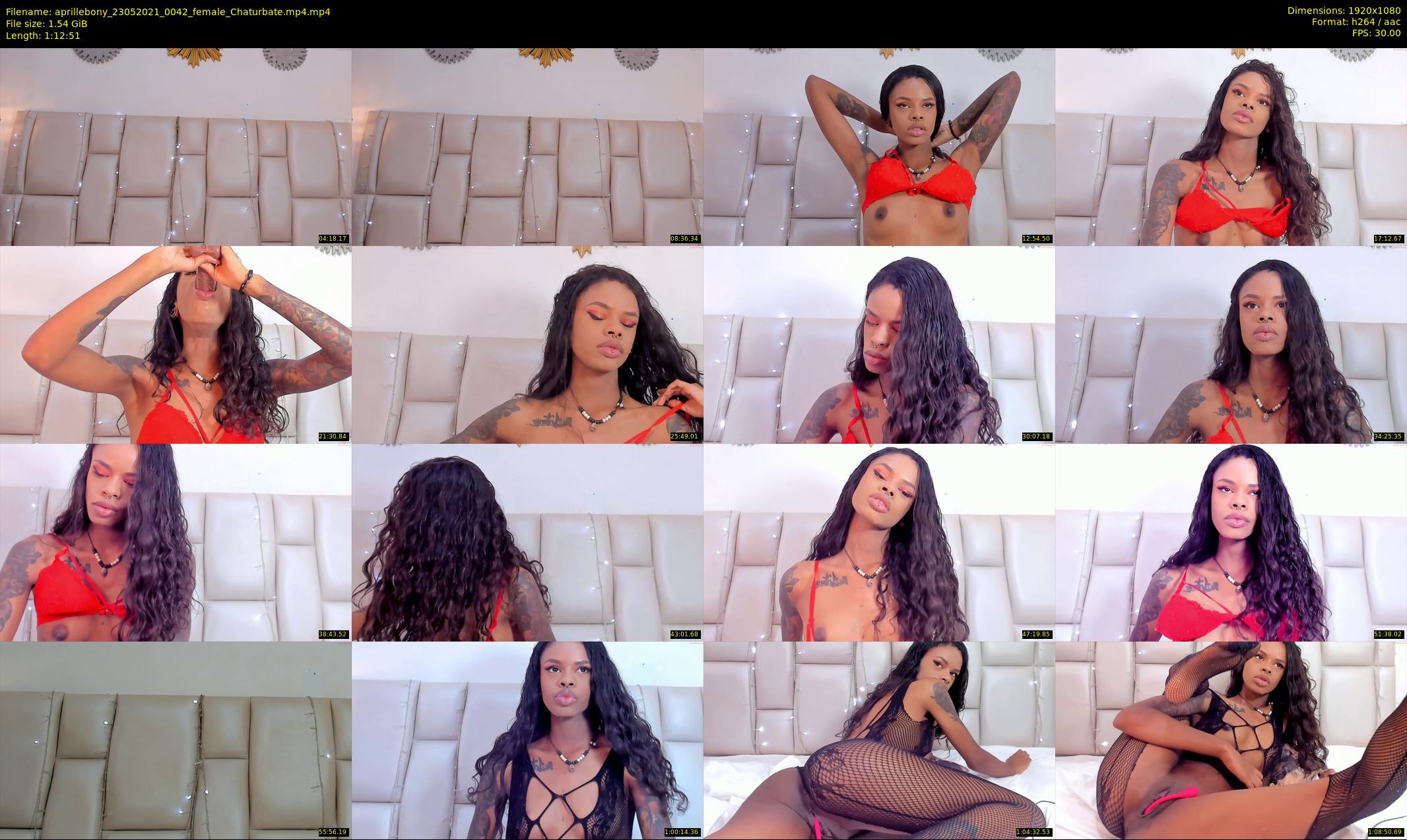 aprillebony — 73 minute Chaturbate female cam show recording, 1080p, May 23, 2021