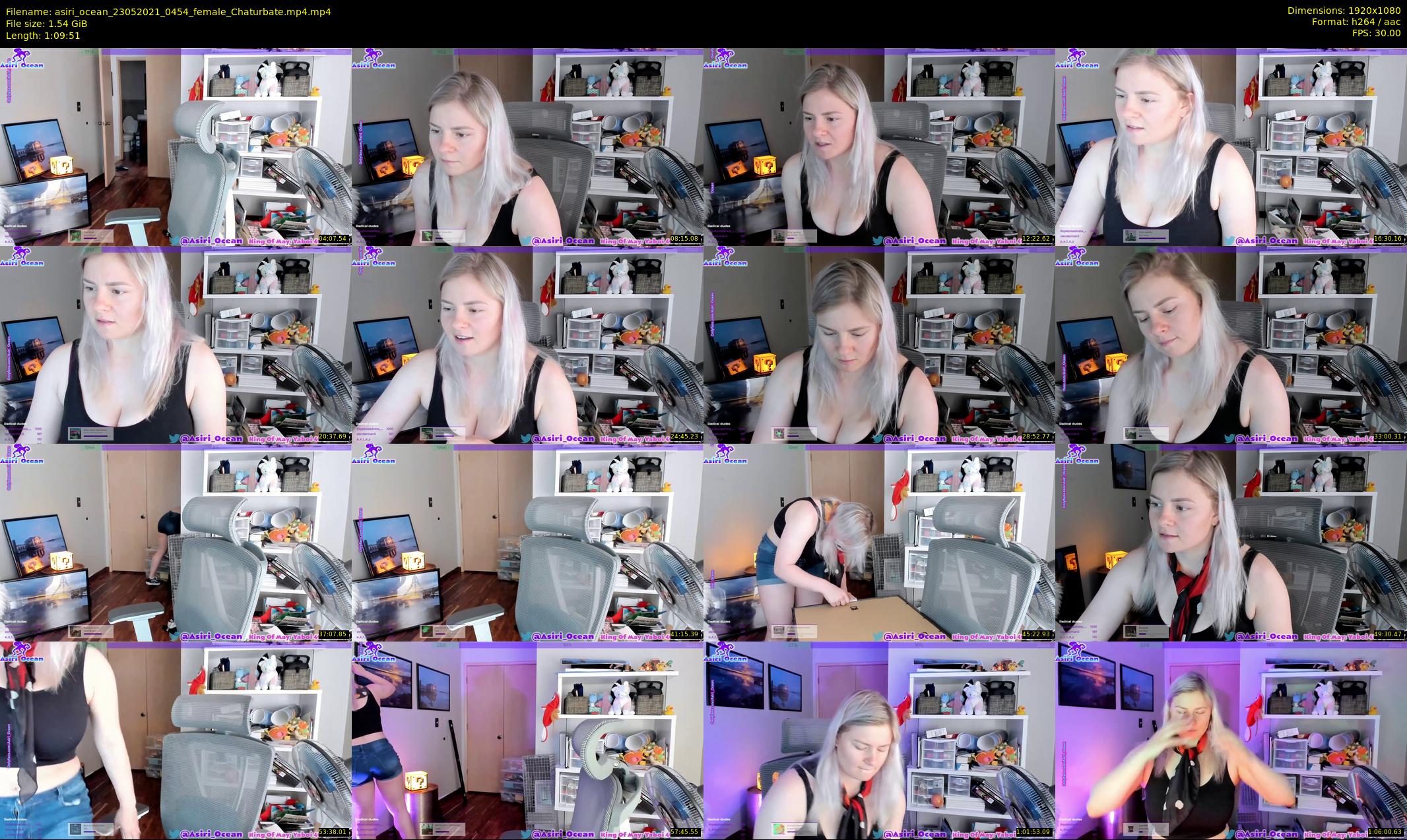 asiri_ocean — 70 minute Chaturbate female cam show recording, 1080p, May 23, 2021