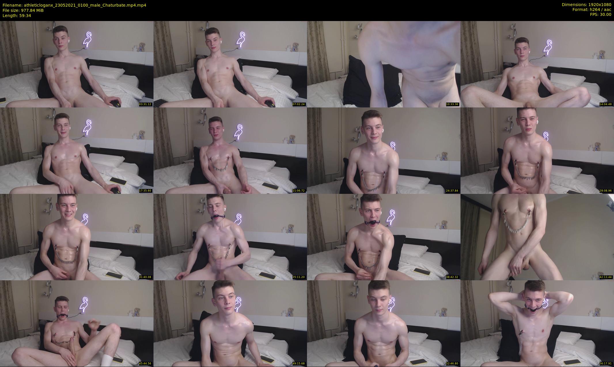 athleticloganx — 60 minute Chaturbate male cam show recording, 1080p, May 23, 2021