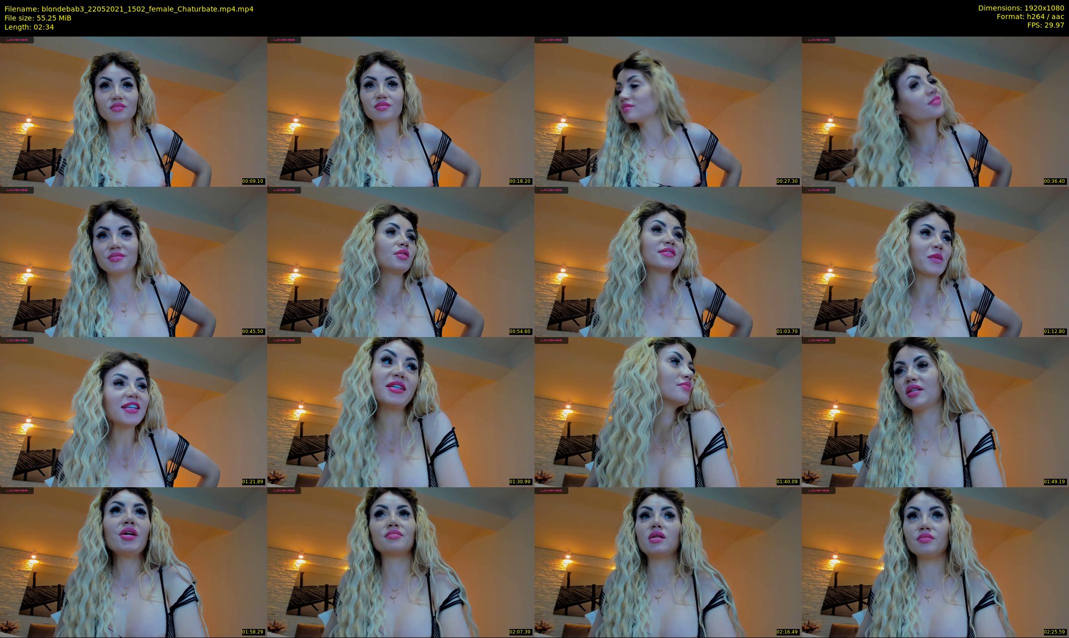 blondebab3 — 3 minute Chaturbate female cam show recording, 1080p, May 22, 2021