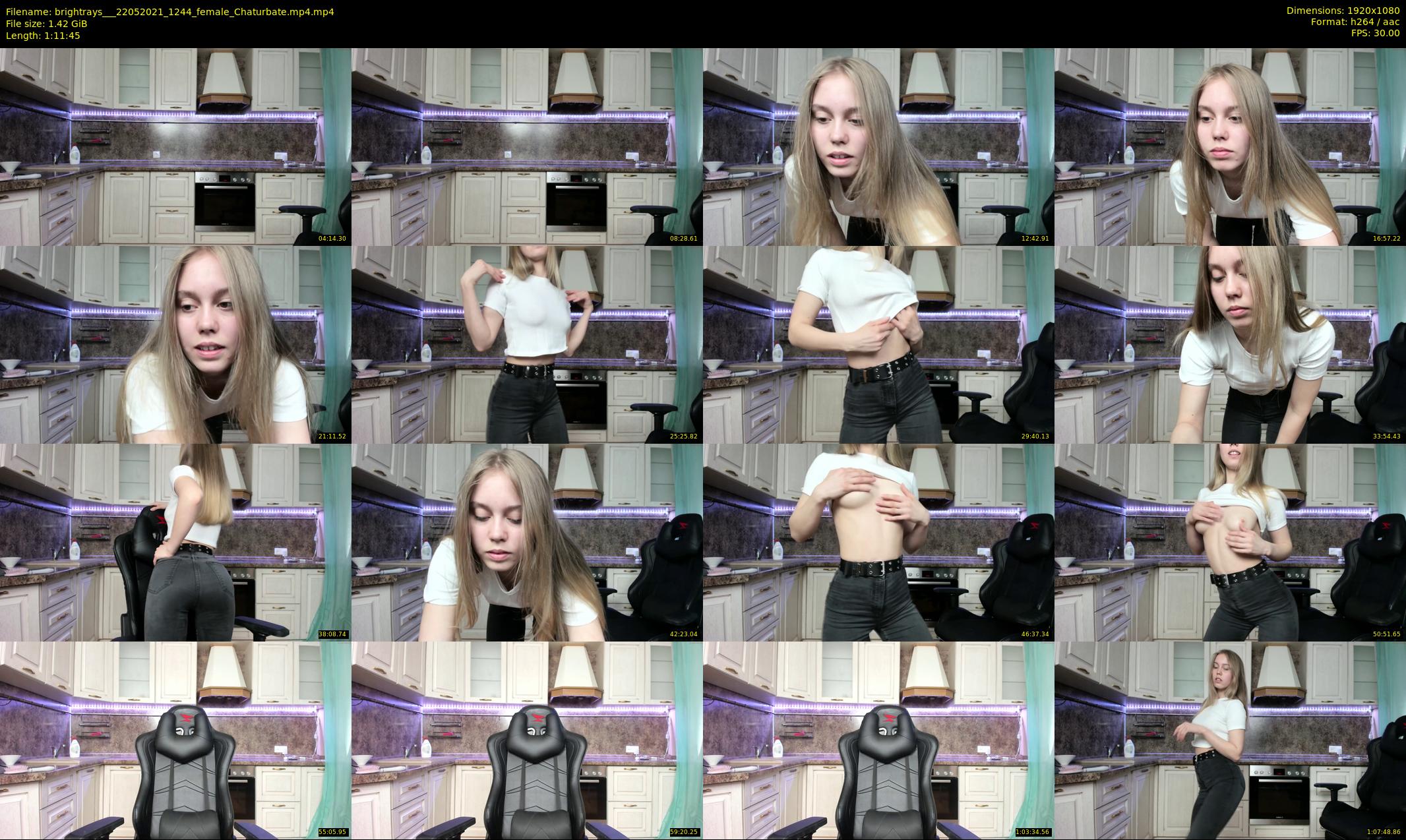 brightrays__ — 72 minute Chaturbate female cam show recording, 1080p, May 22, 2021