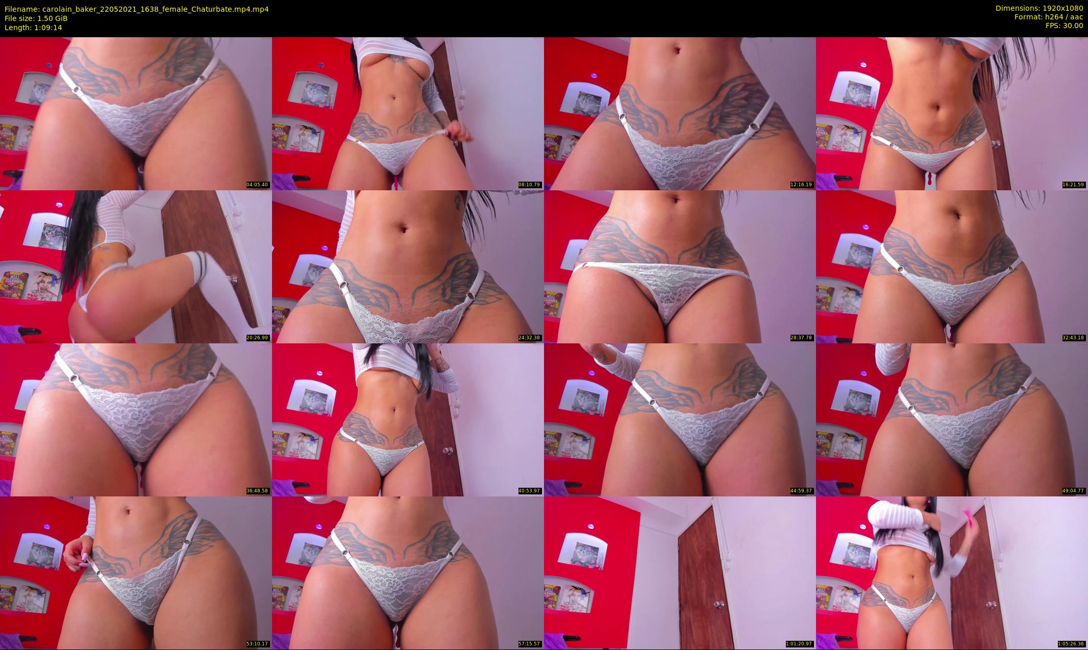 carolain_baker — 70 minute Chaturbate female cam show recording, 1080p, May 22, 2021