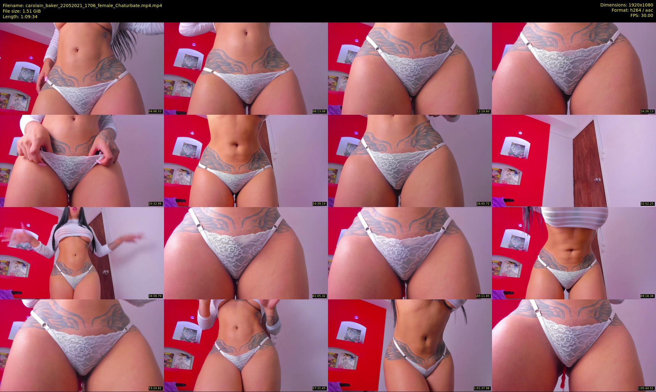 carolain_baker — 70 minute Chaturbate female cam show recording, 1080p, May 22, 2021