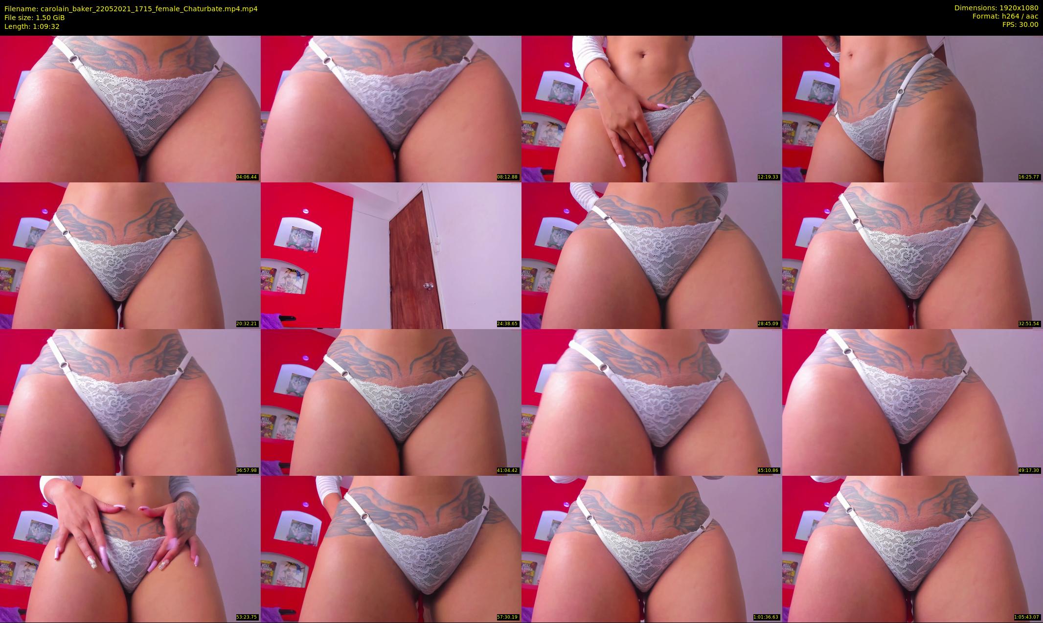 carolain_baker — 70 minute Chaturbate female cam show recording, 1080p, May 22, 2021