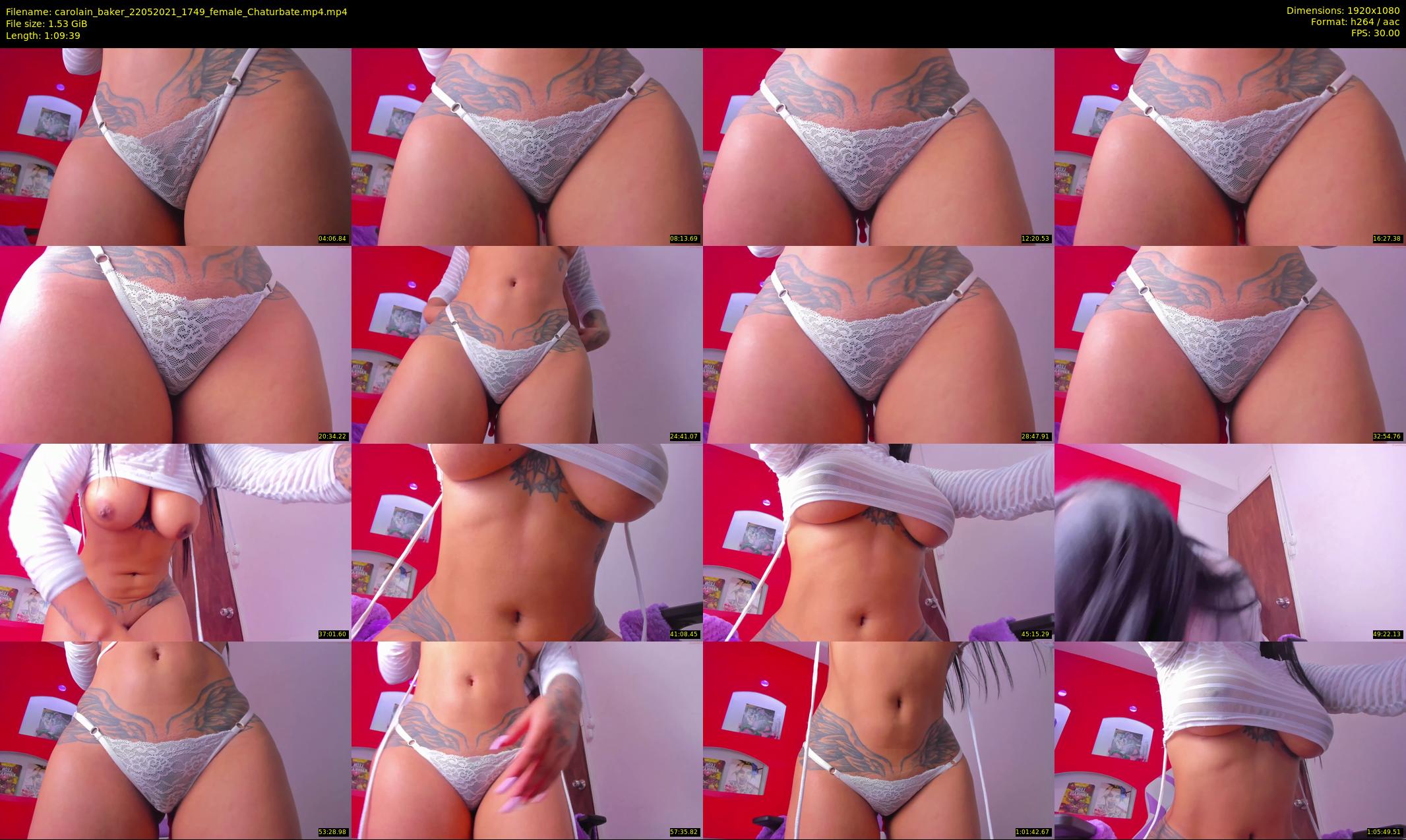 carolain_baker — 70 minute Chaturbate female cam show recording, 1080p, May 22, 2021