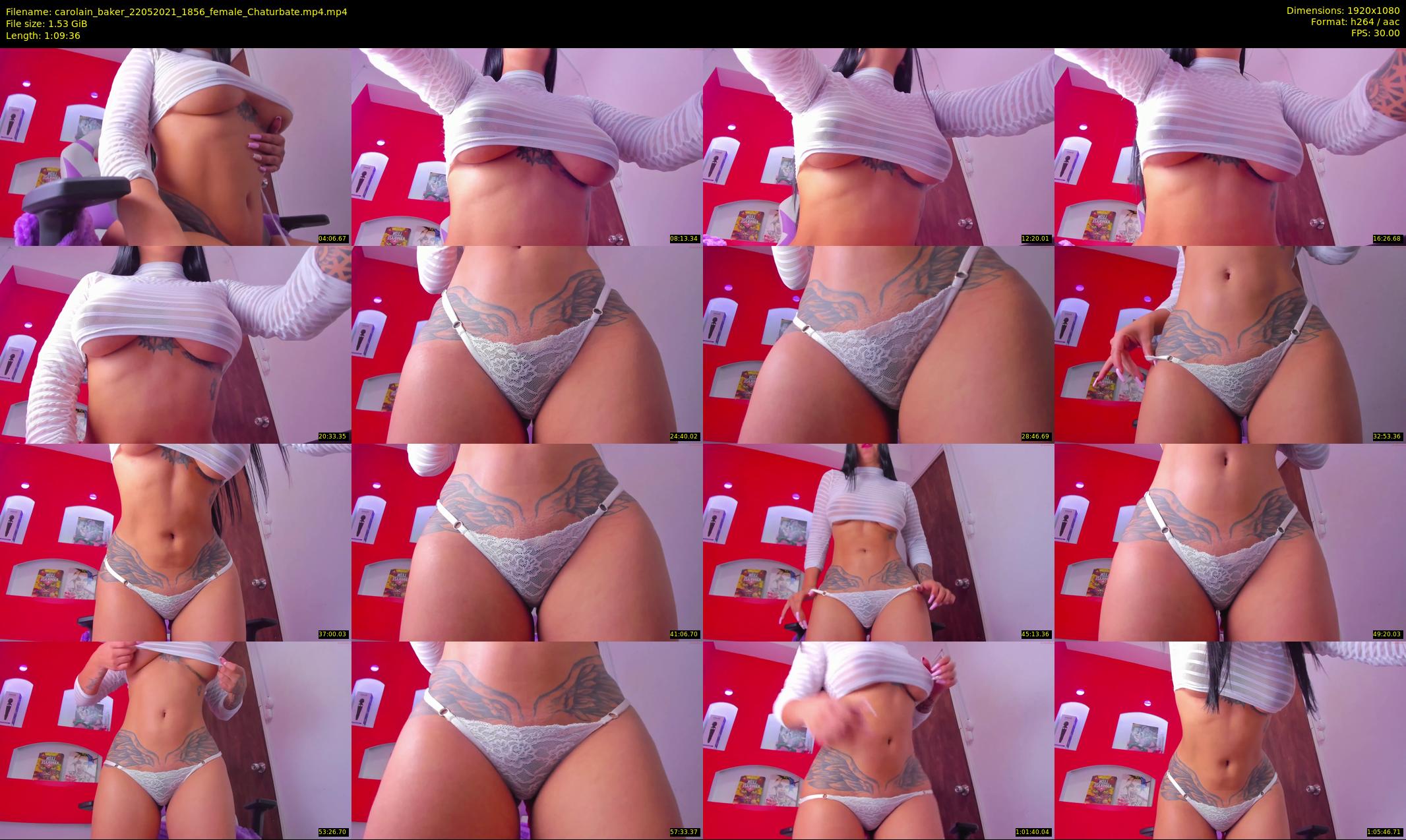 carolain_baker — 70 minute Chaturbate female cam show recording, 1080p, May 22, 2021